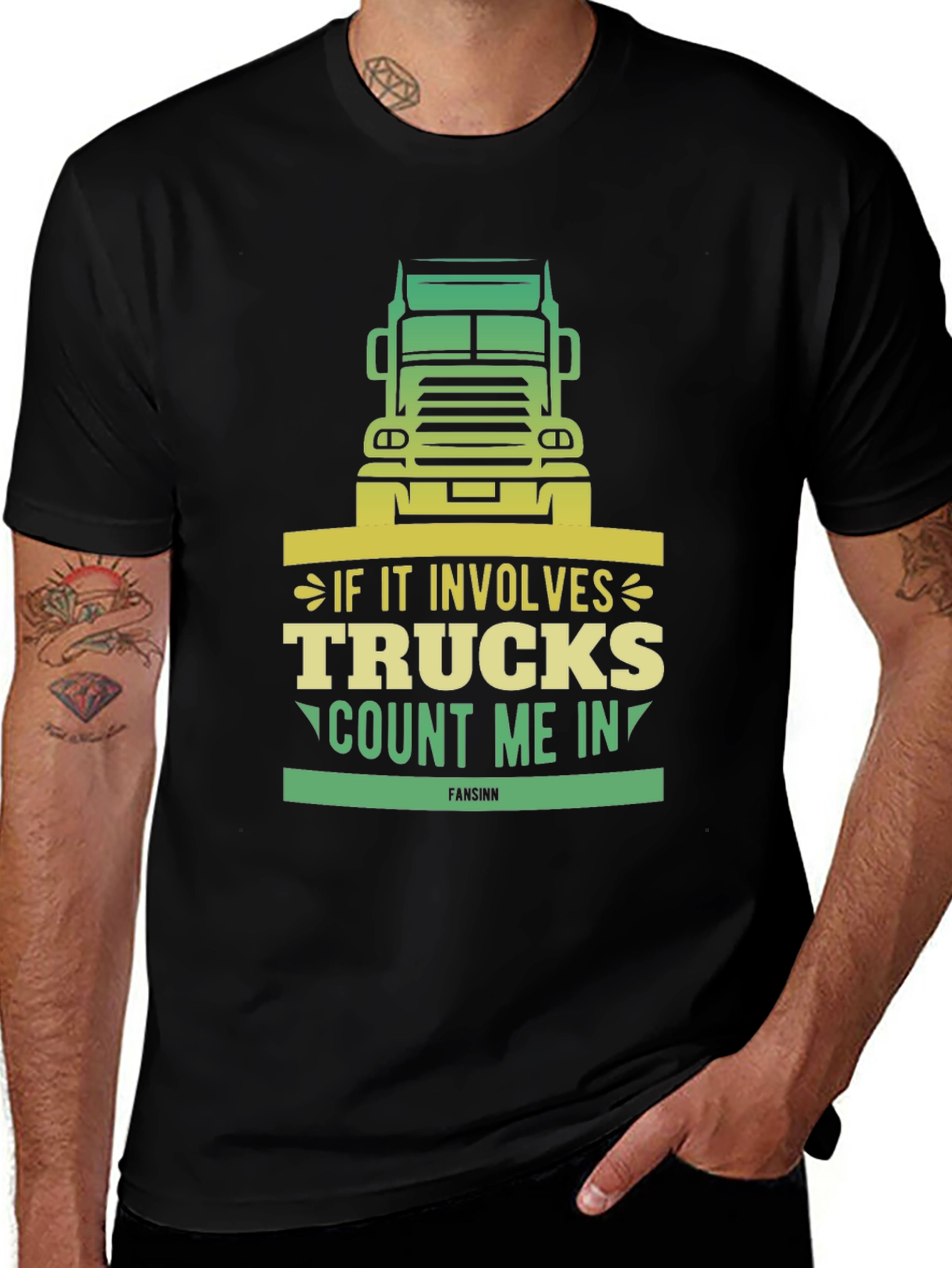 Variant 25 of Trucks Count Me In T-Shirt