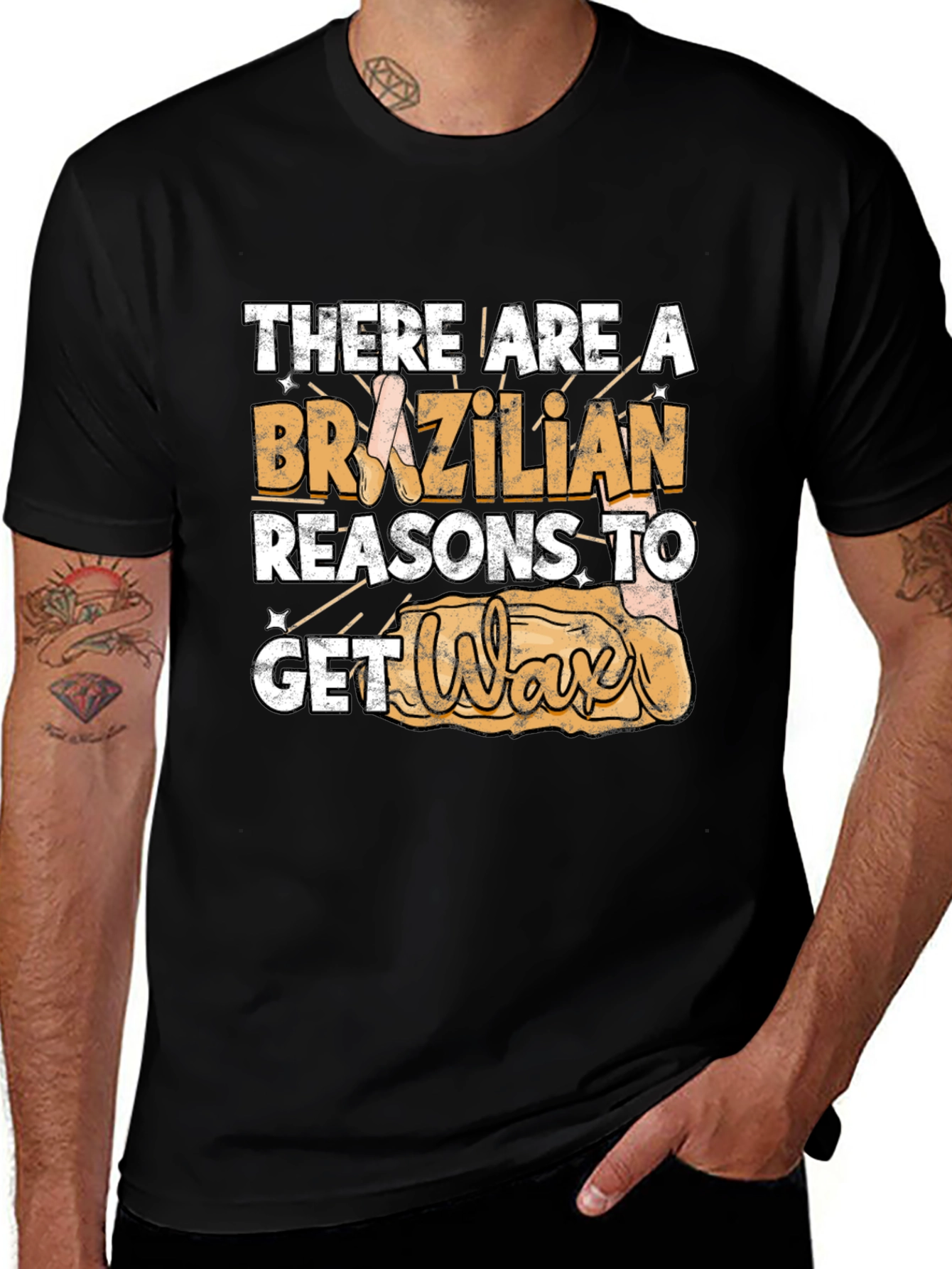 Variant 8 of Brazilian Wax T-Shirt - Reasons to Get Waxed