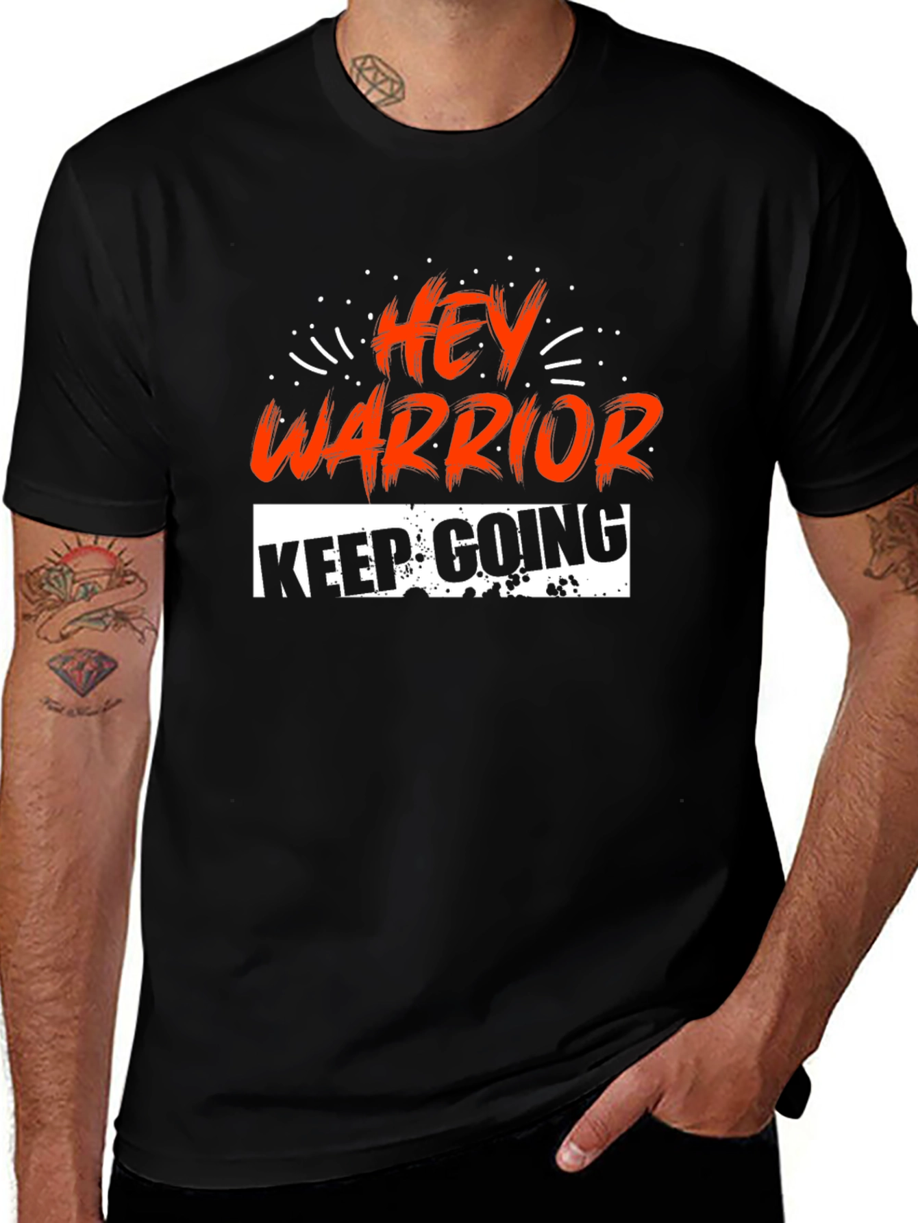 Hey Warrior Keep Going T-Shirt