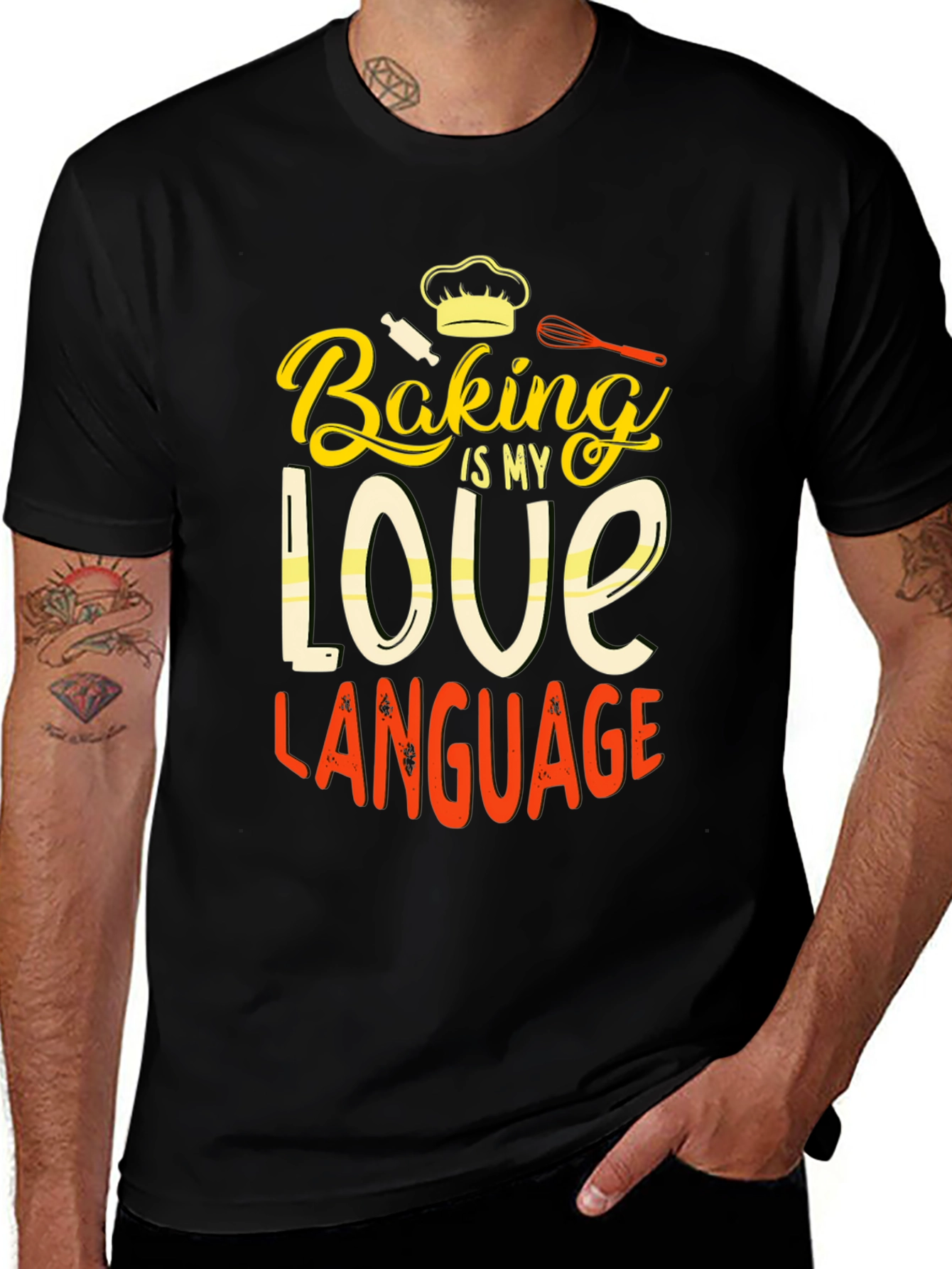 Variant 19 of Baking Is My Love Language Graphic Tee