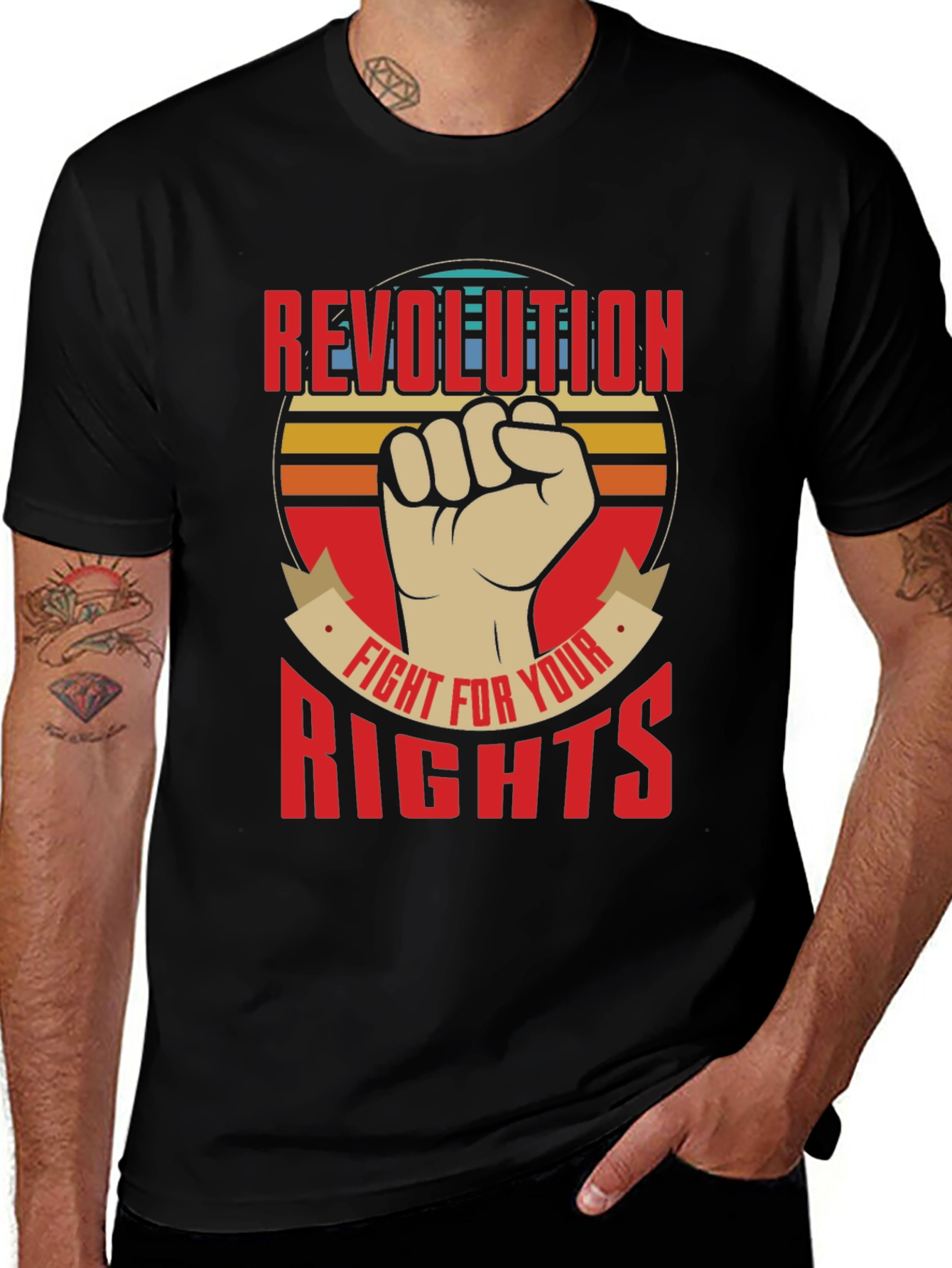 Variant 23 of Revolution Fight For Your Rights Graphic Tee