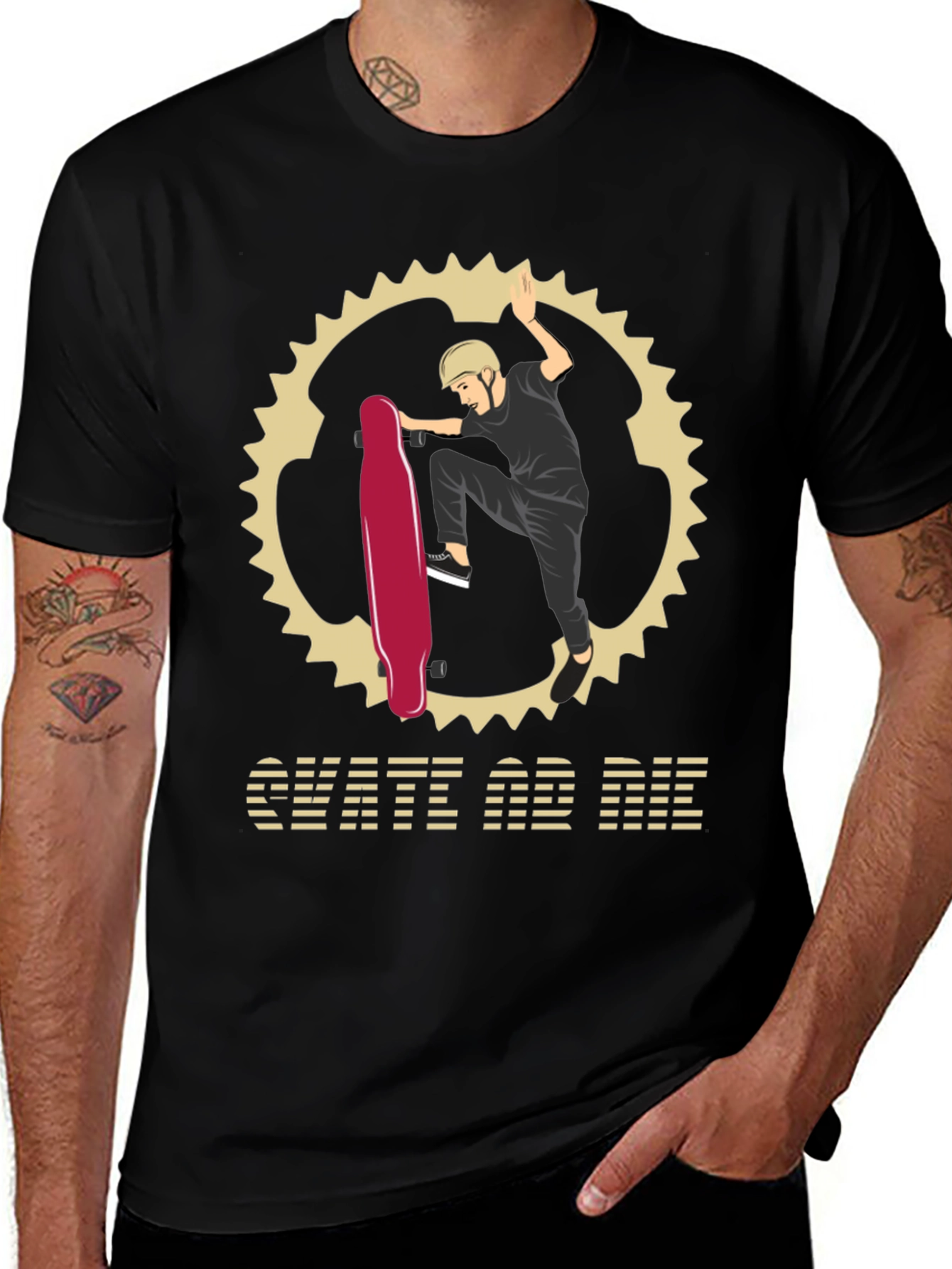 Variant 28 of Skate or Die Graphic Tee