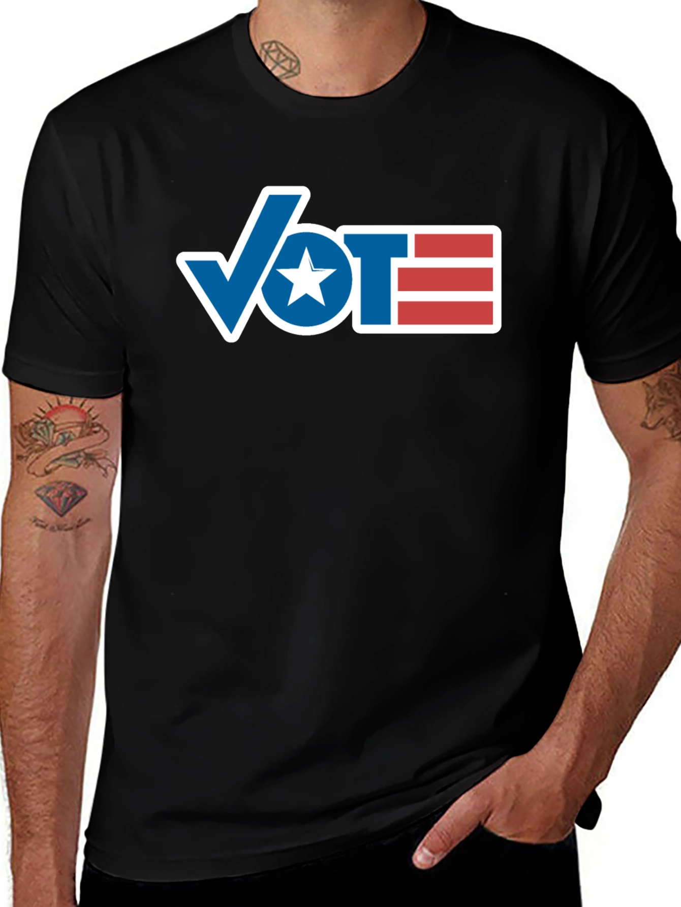 Vote T-Shirt Patriotic USA Election Tee