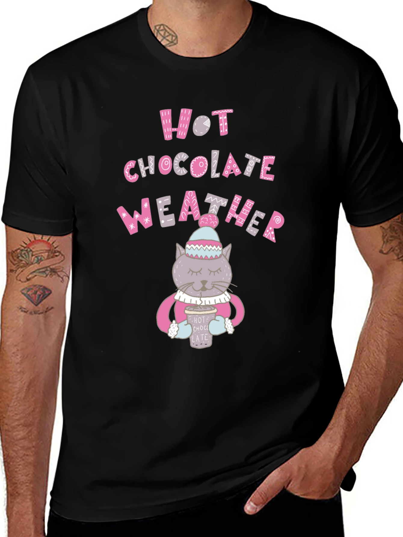 Variant 20 of Hot Chocolate Weather Graphic T-Shirt