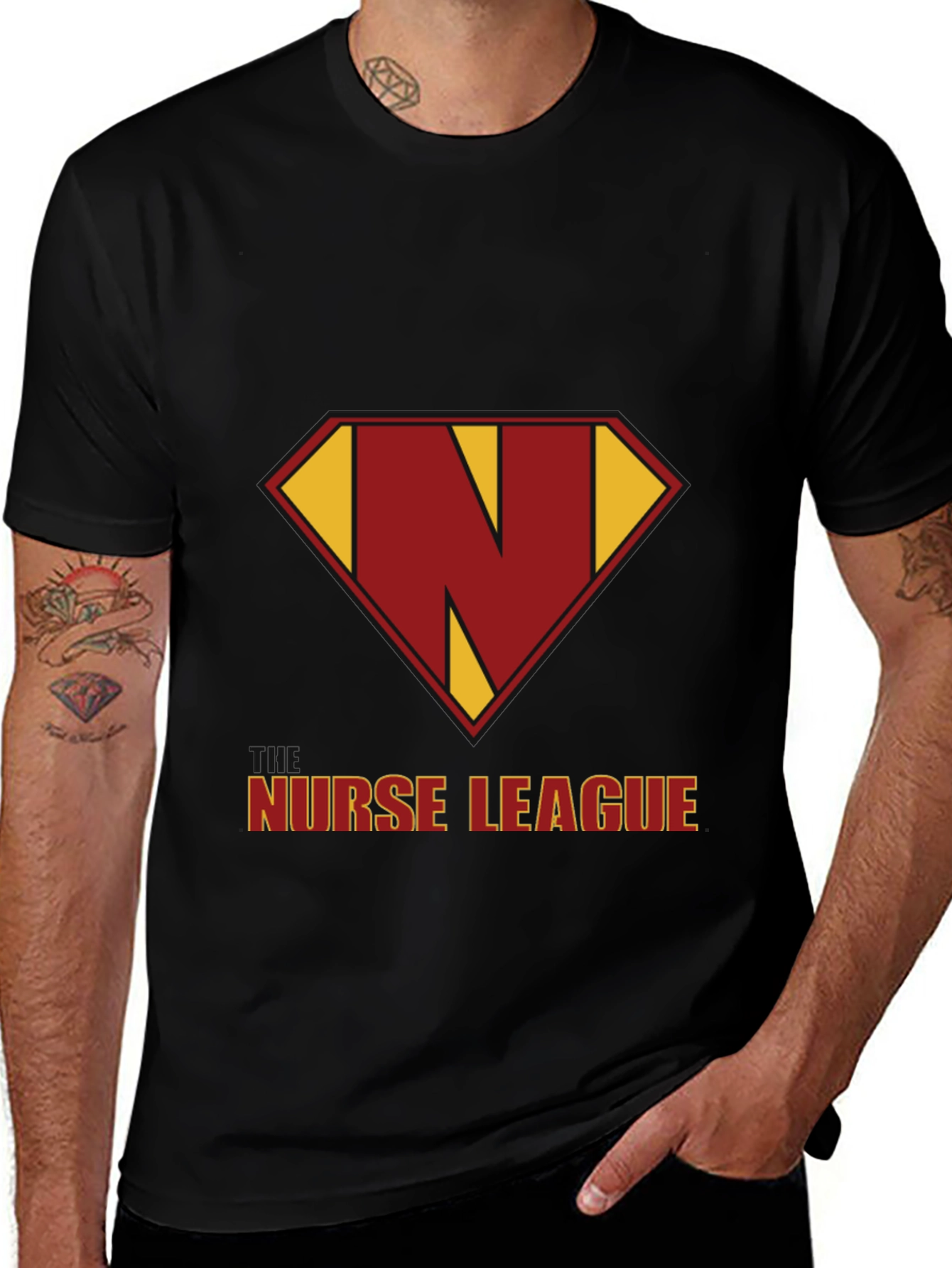 Nurse League T-Shirt - Superhero Inspired Design