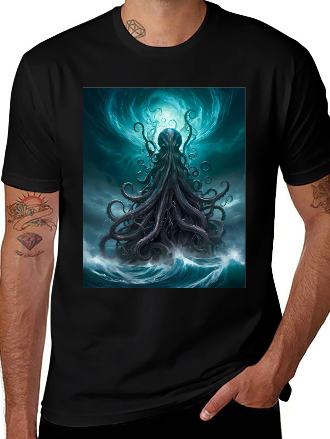 Cthulhu T-Shirt - Kraken Graphic Tee