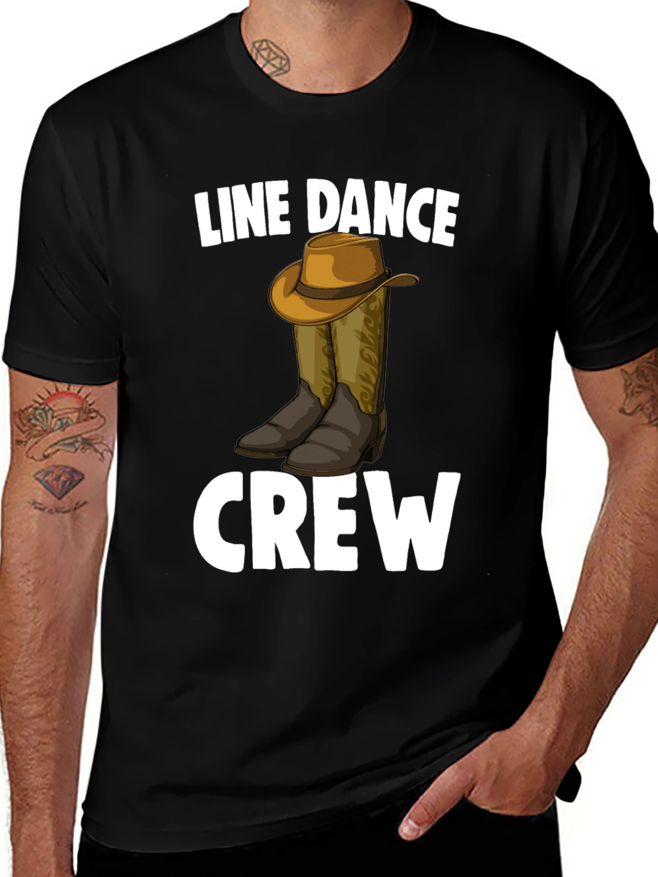 Variant 6 of Line Dance Crew Graphic T-Shirt