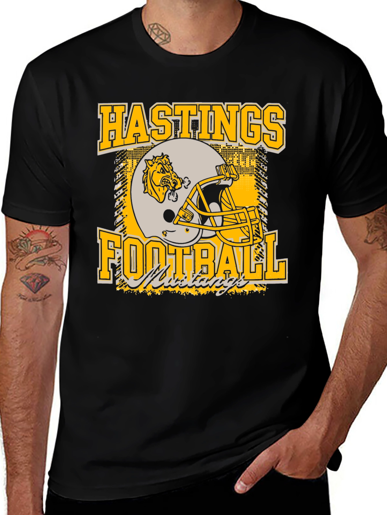 Hastings Football Mustangs T-Shirt