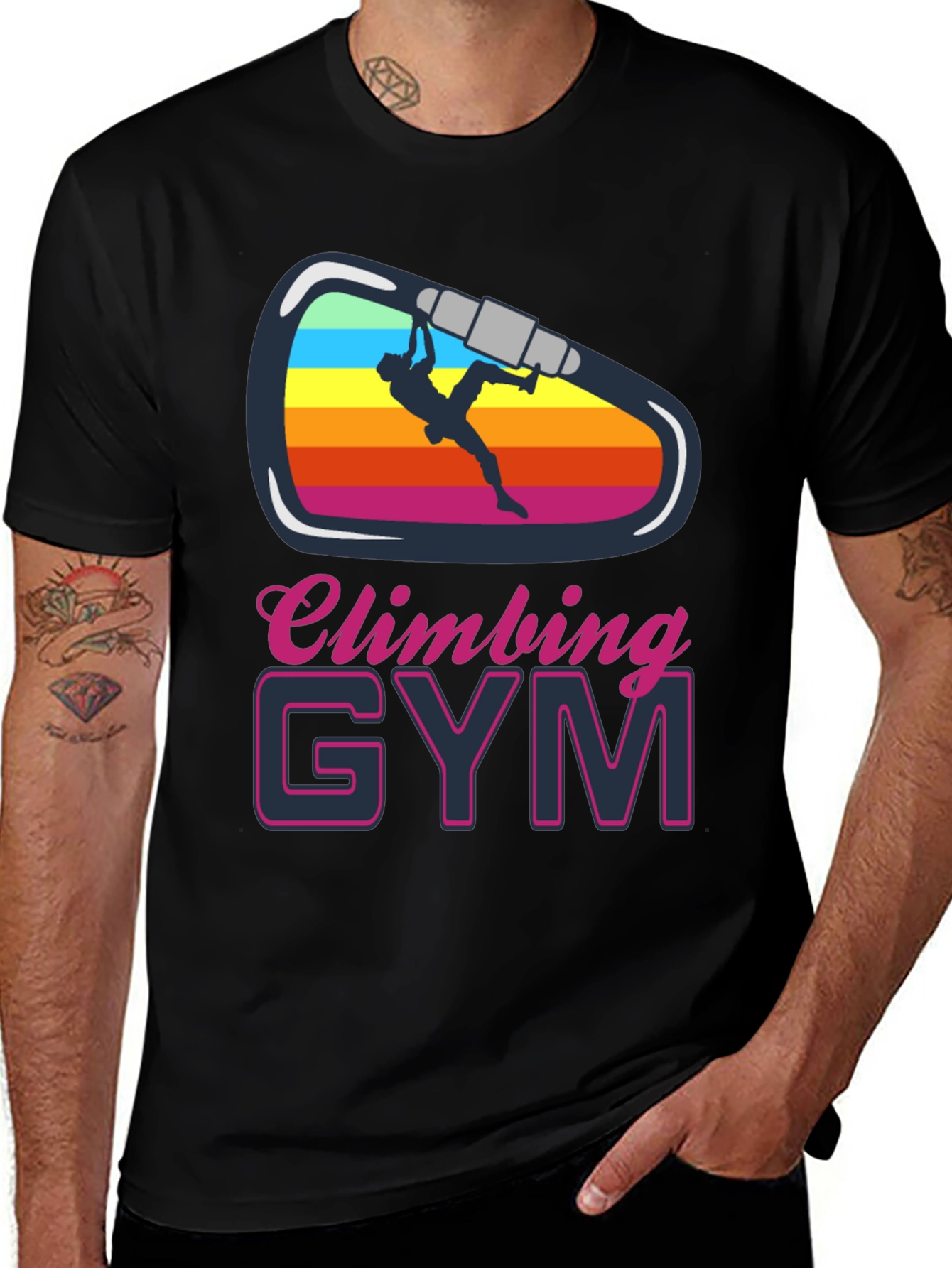 Variant 11 of Climbing Gym T-Shirt - Rock Climbing Apparel