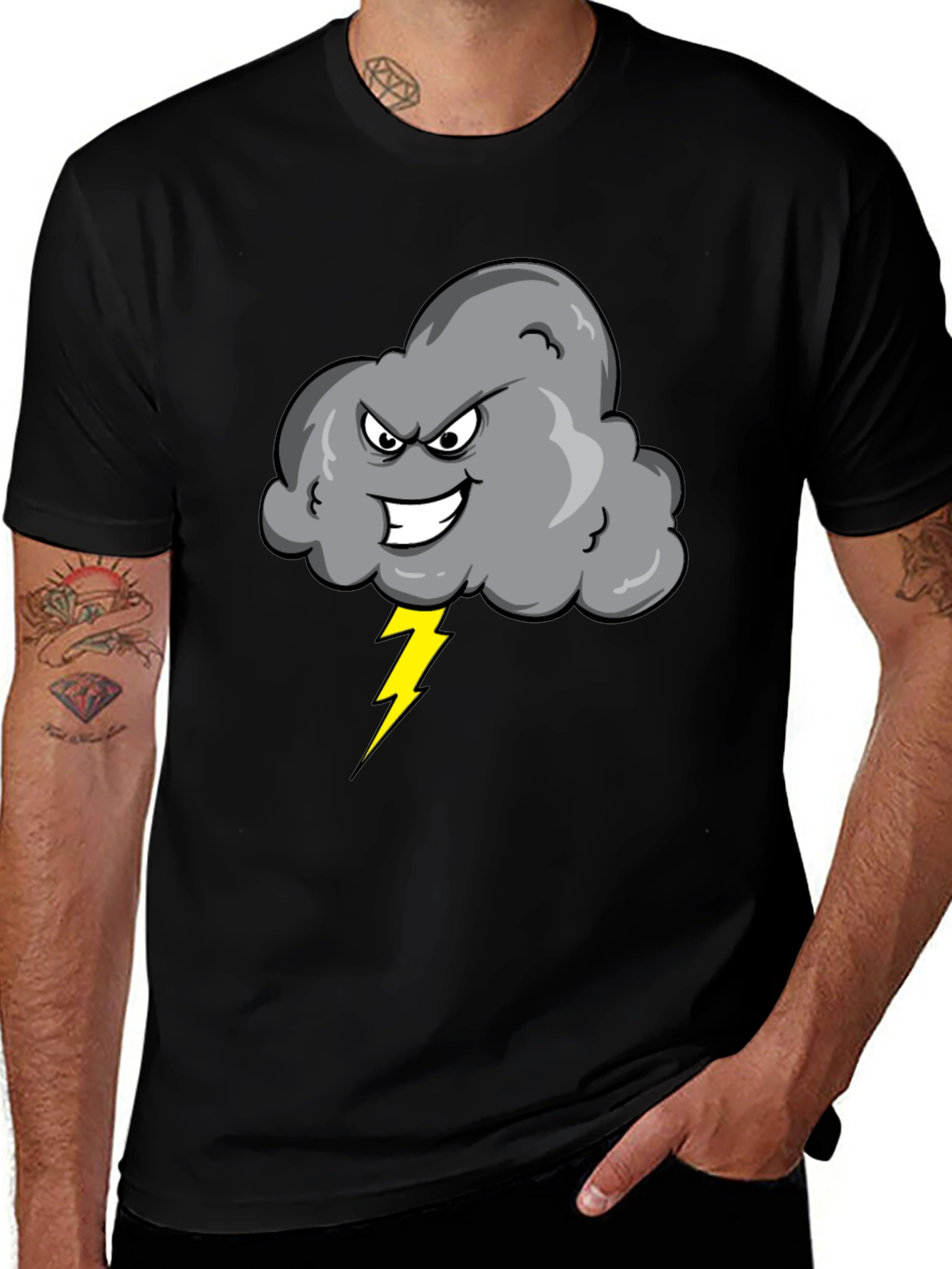 Variant 12 of Storm Cloud T-Shirt - Funny Weather Tee