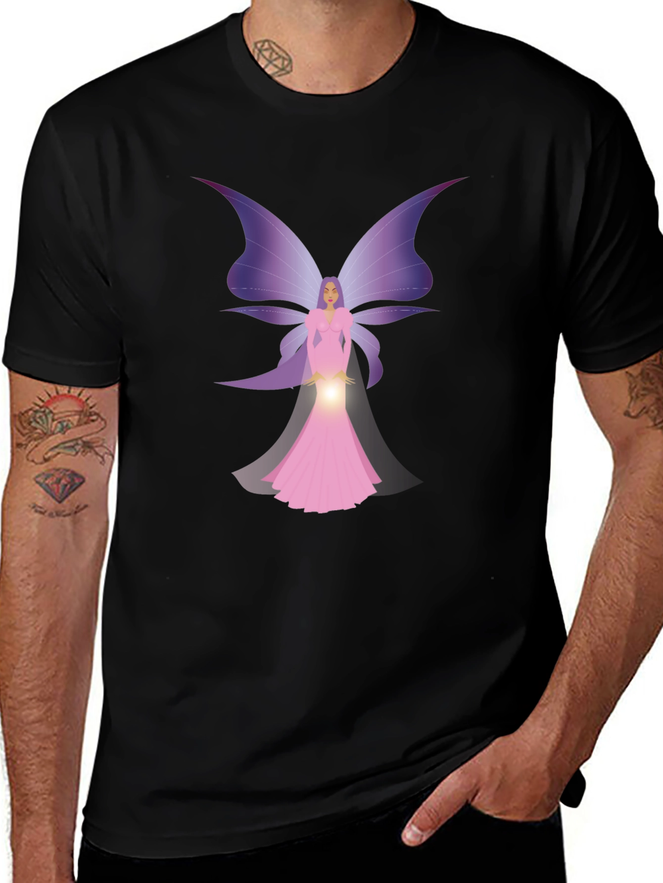 Variant 12 of Fairy Graphic T-Shirt - Unique Fantasy Design