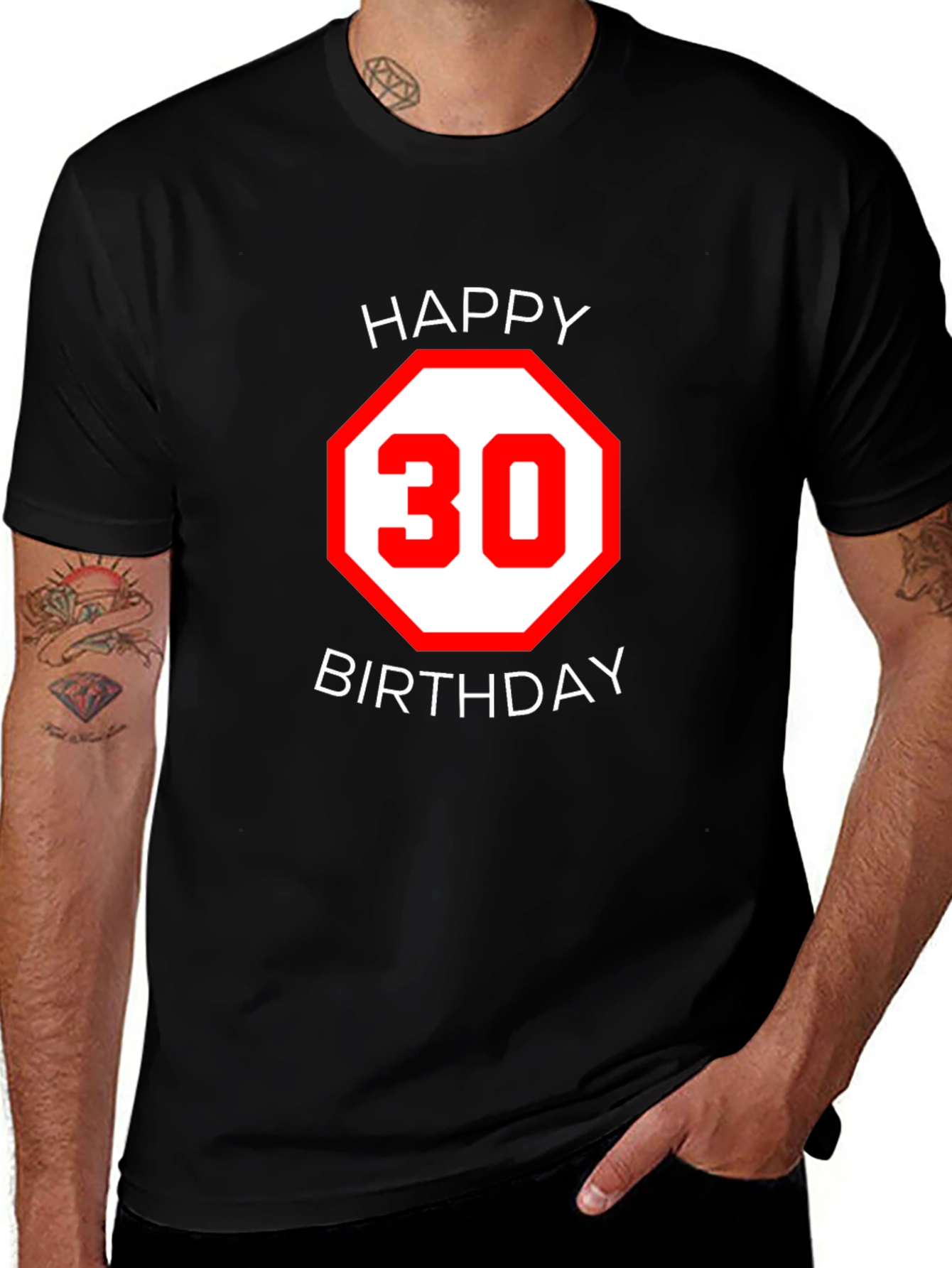 Variant 30 of Happy 30th Birthday T-Shirt