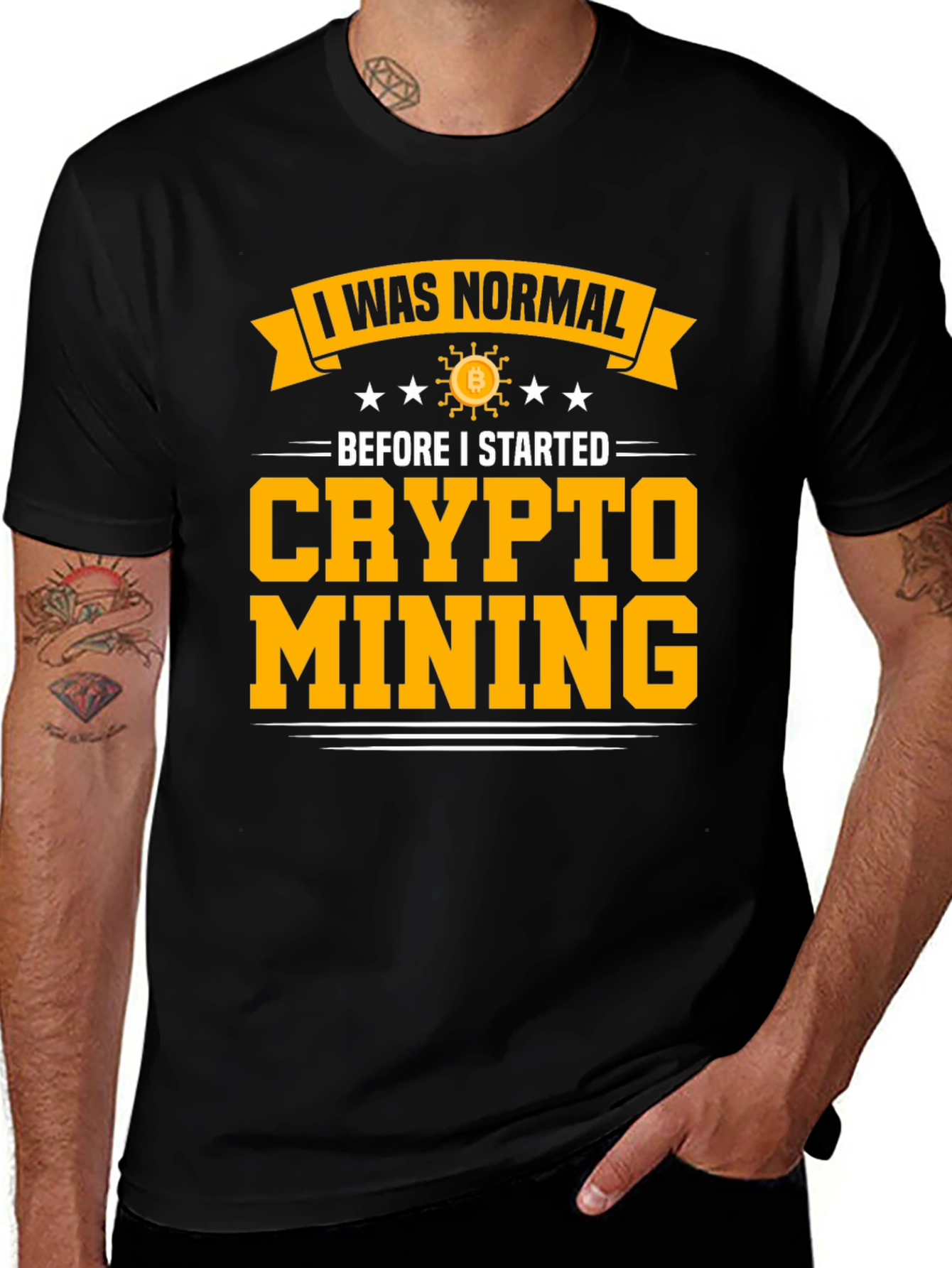 Crypto Mining T-Shirt - Funny Bitcoin Tee