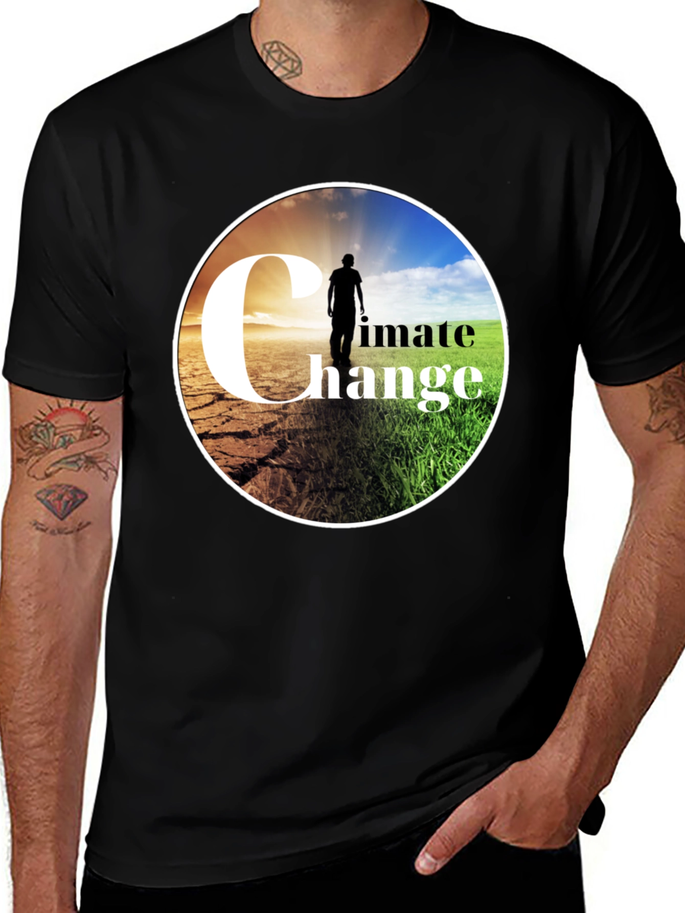 Variant 18 of Climate Change Graphic Tee - Eco-Friendly Awareness