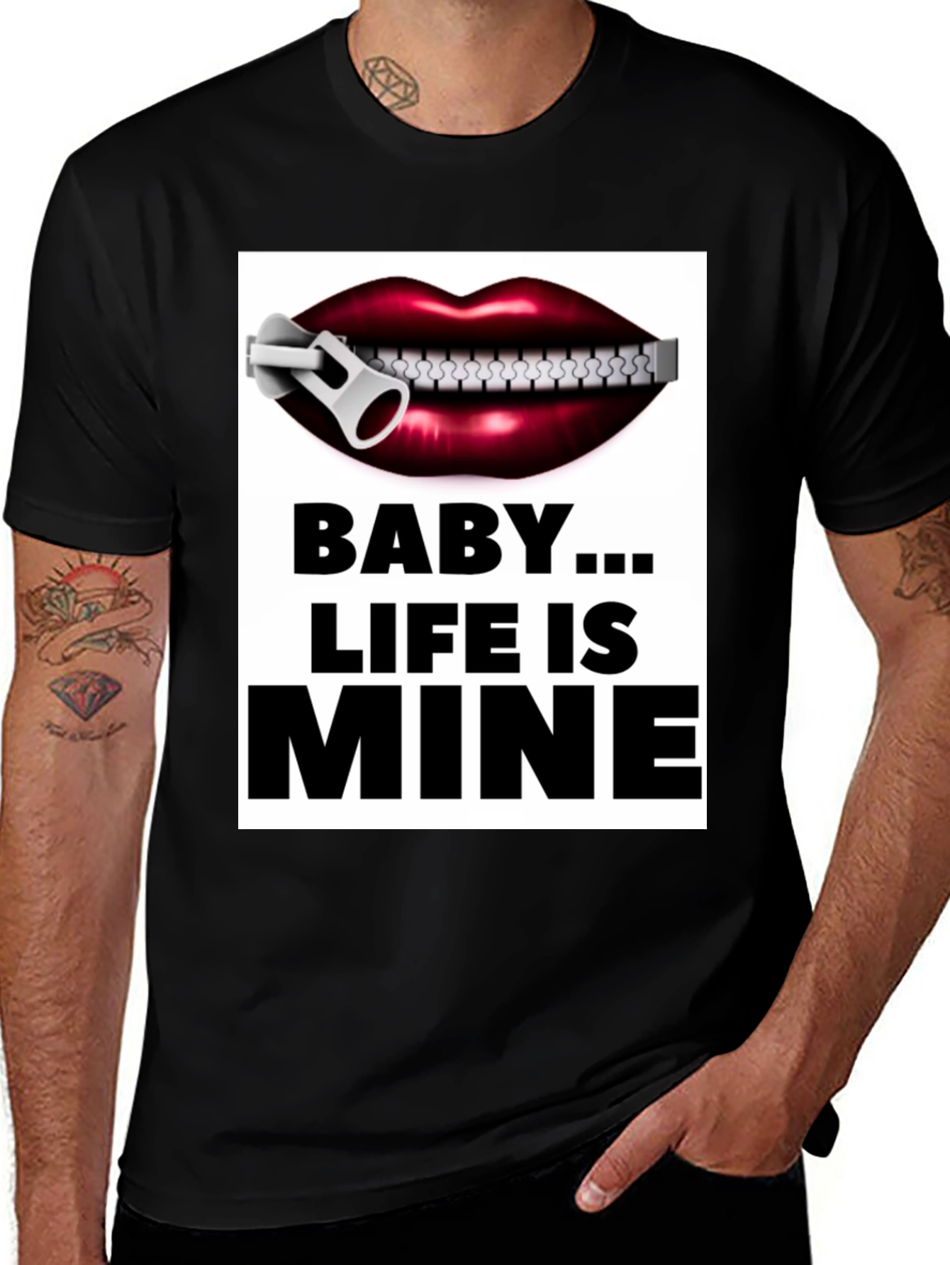 Variant 28 of Baby...Life is Mine Graphic Tee