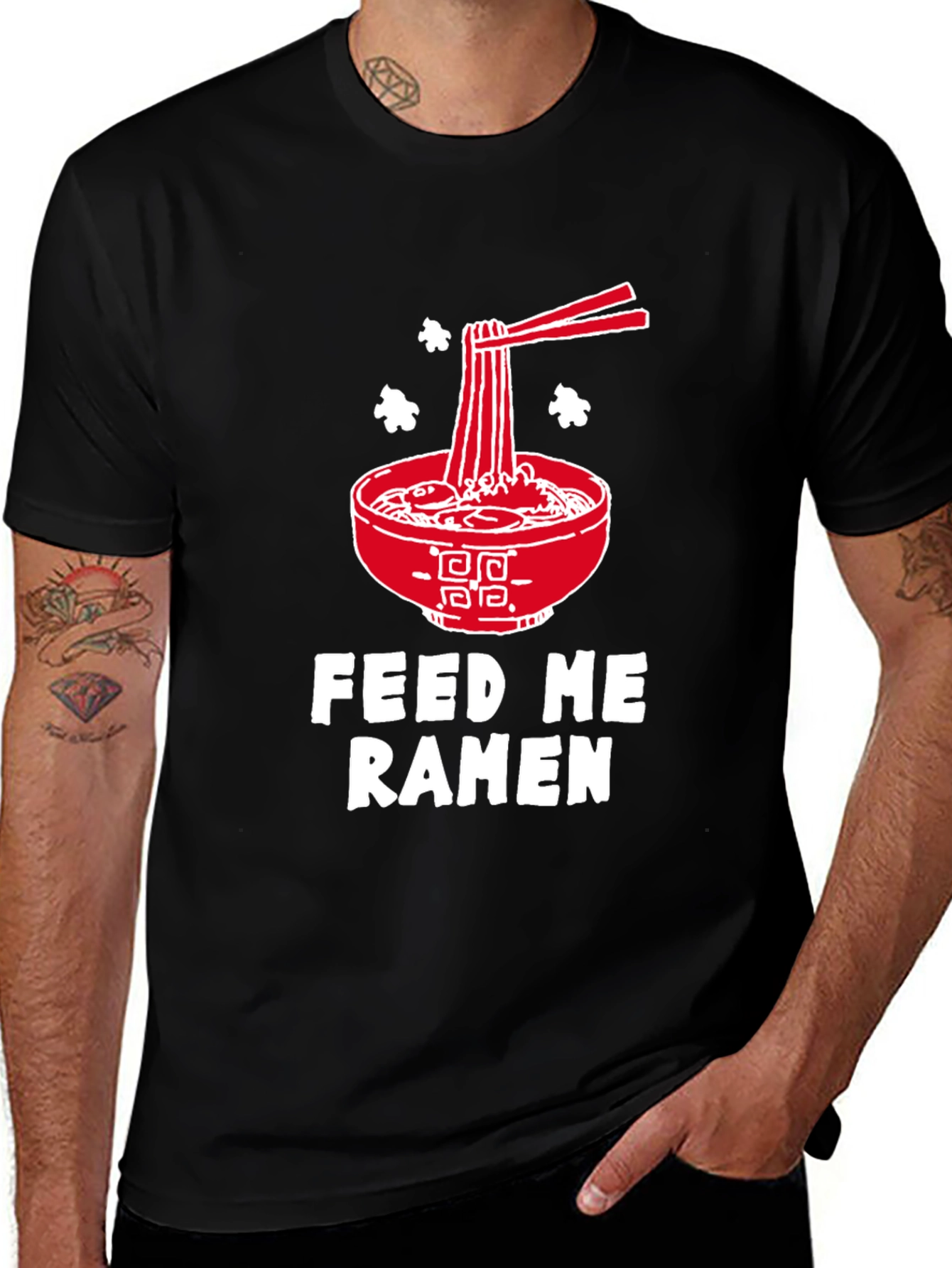 Variant 9 of Feed Me Ramen T-Shirt - Noodles Graphic Tee