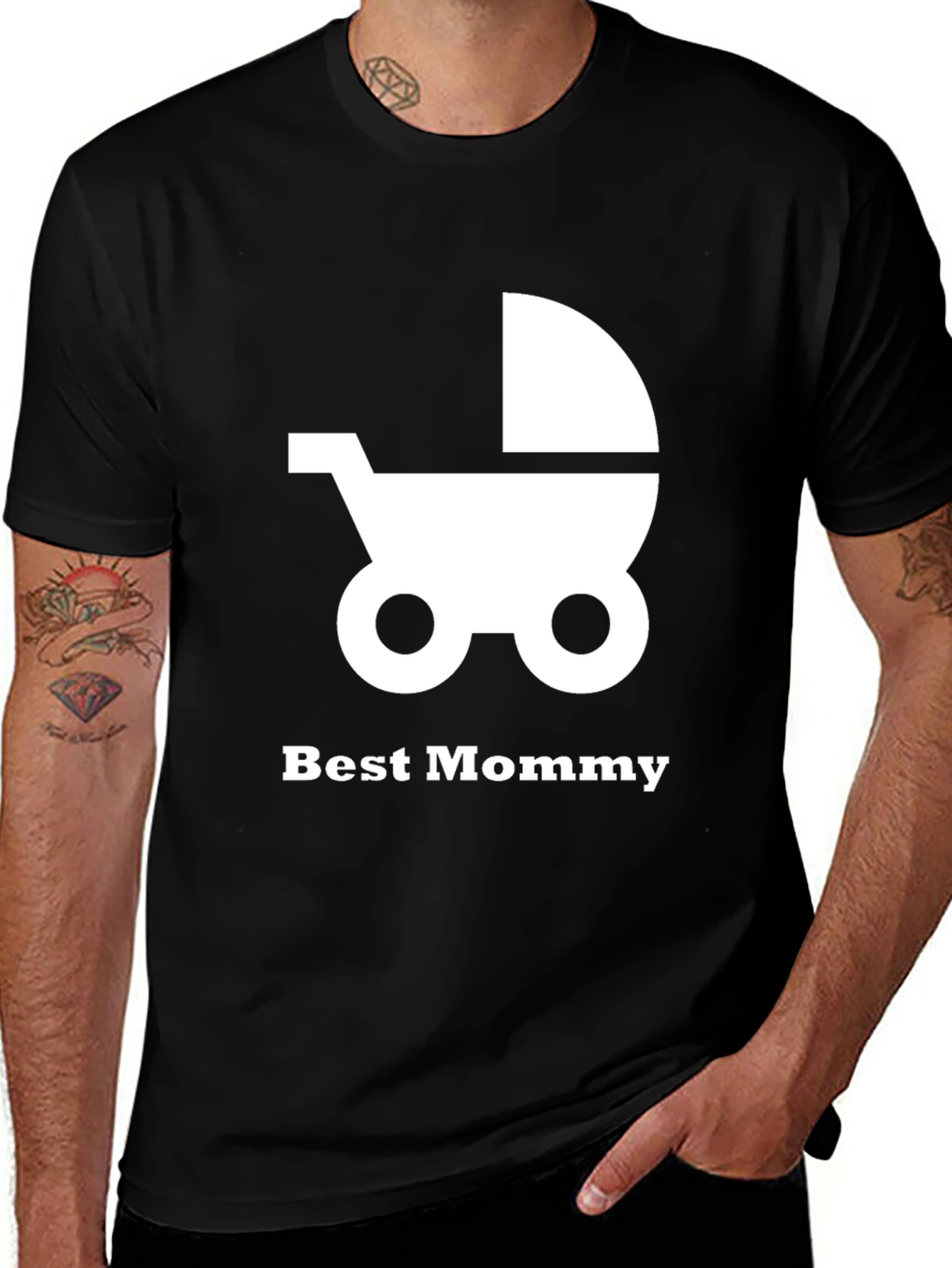 Best Mommy Black T-Shirt