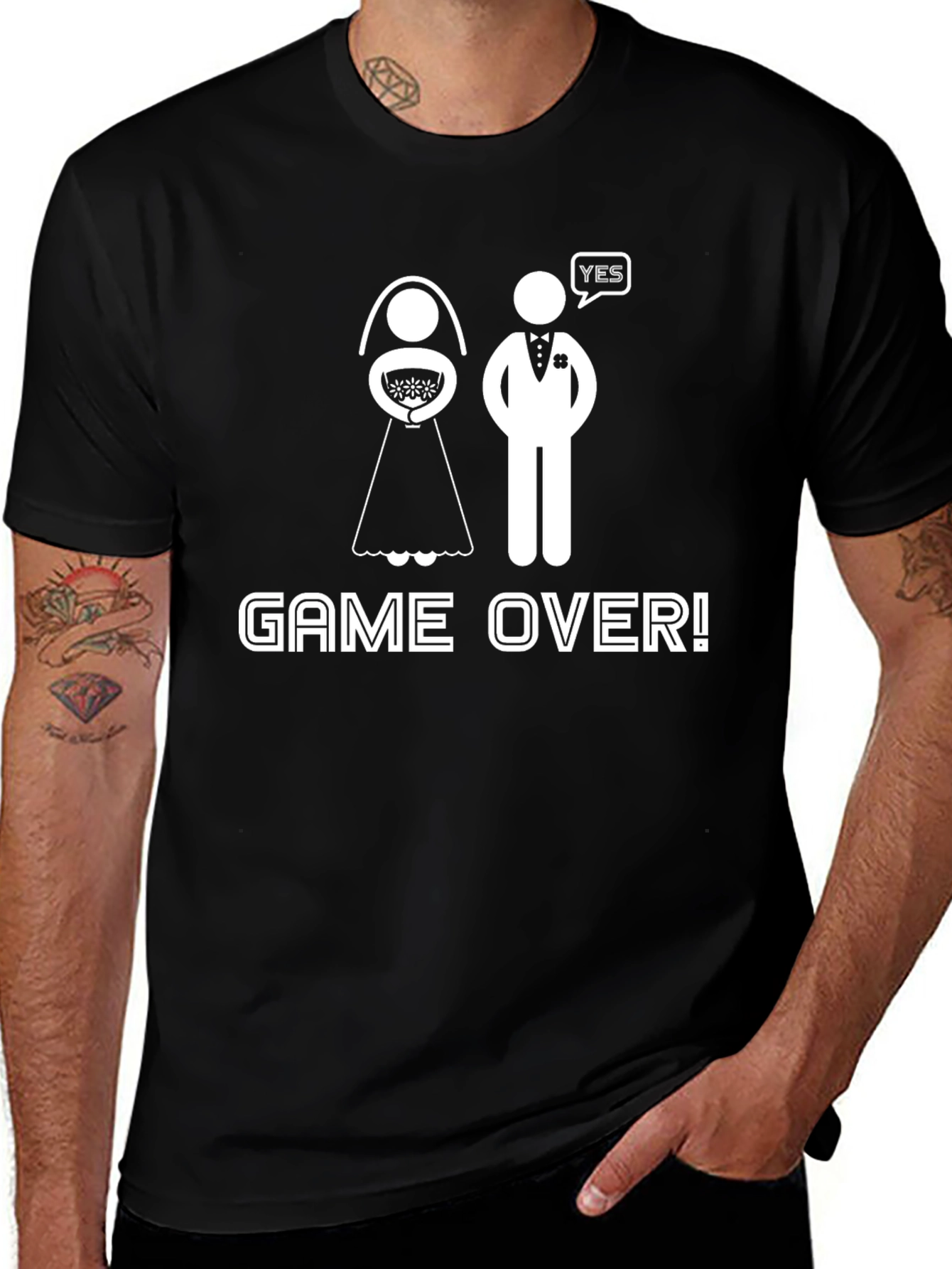 Game Over Wedding T-Shirt