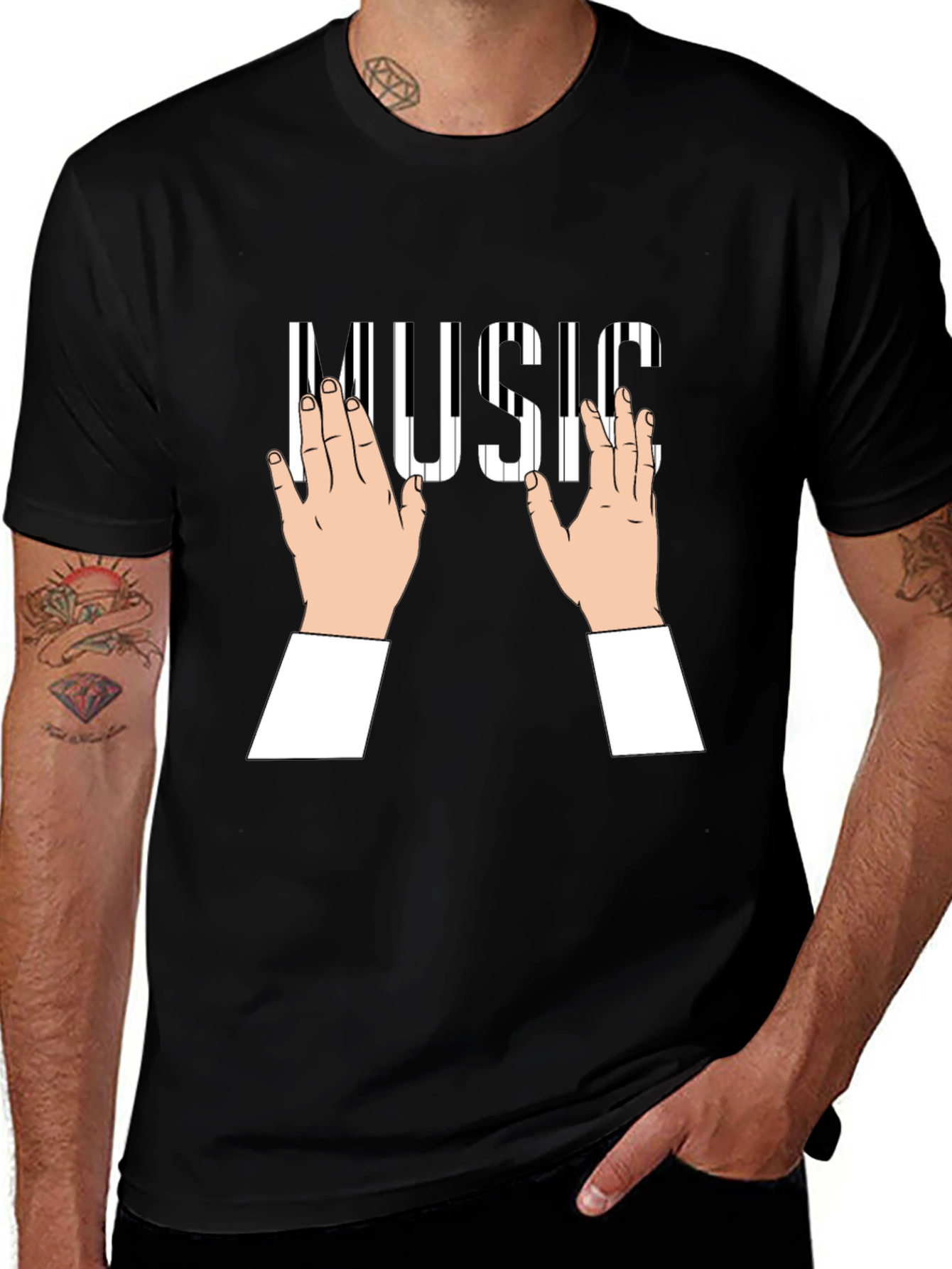 Piano Keys Music T-Shirt