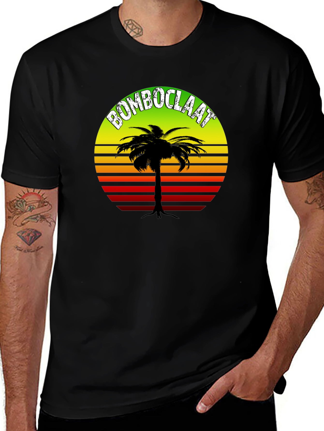 Variant 24 of Bombo Claat Palm Tree Graphic T-Shirt