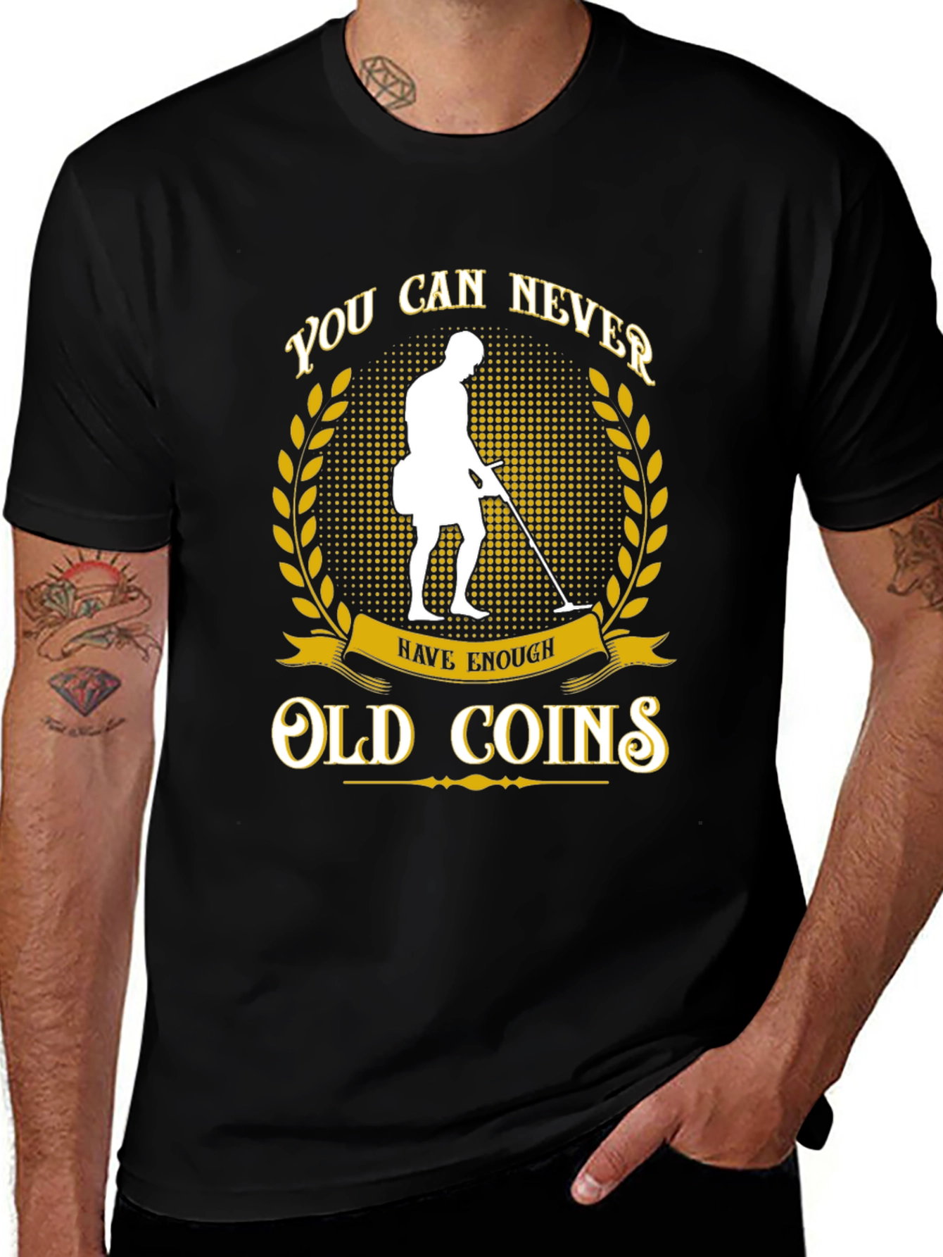 Variant 14 of Metal Detecting Old Coins T-Shirt
