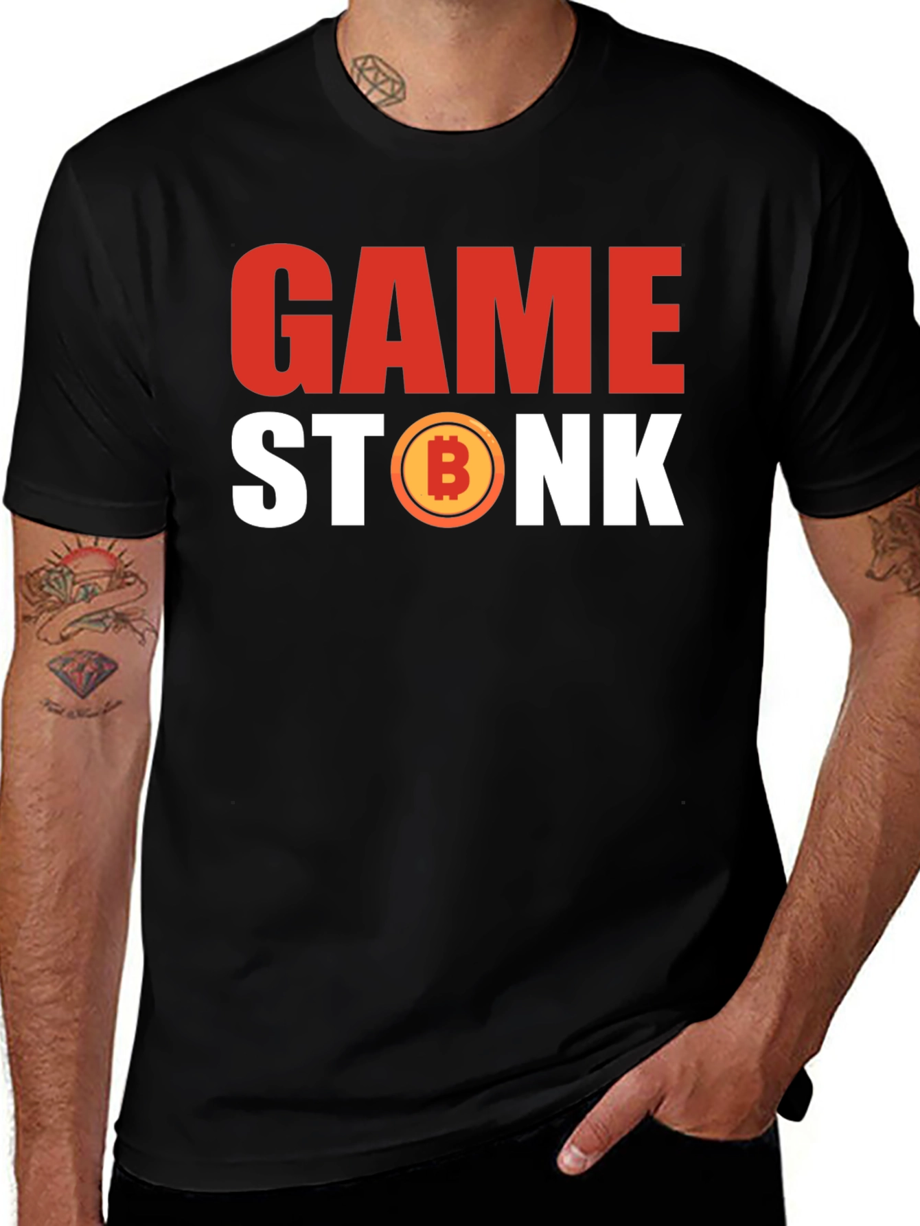 GameStonk Bitcoin Crypto Meme T-Shirt
