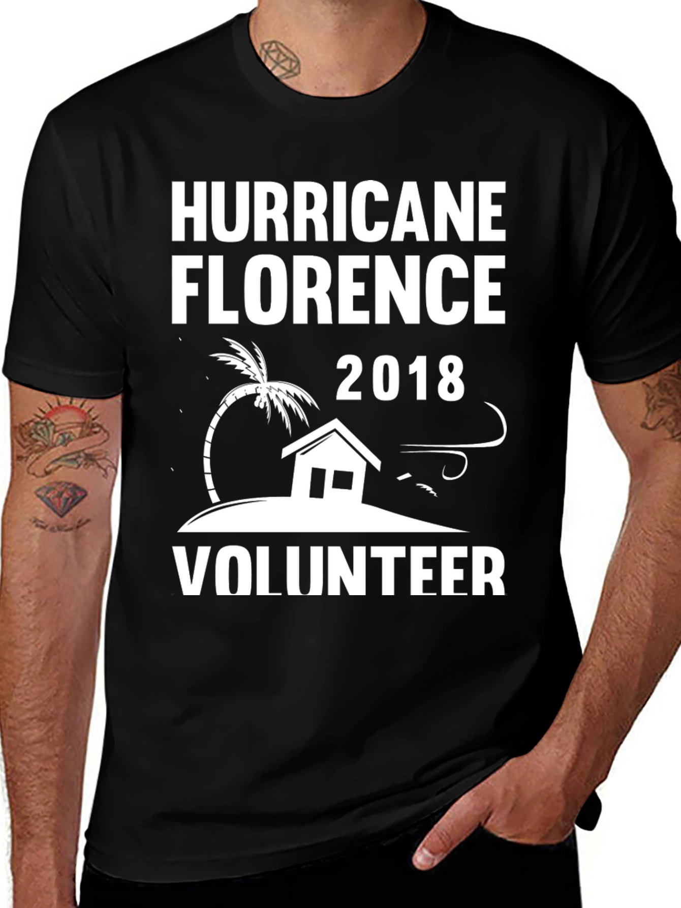 Hurricane Florence 2018 Volunteer T-Shirt