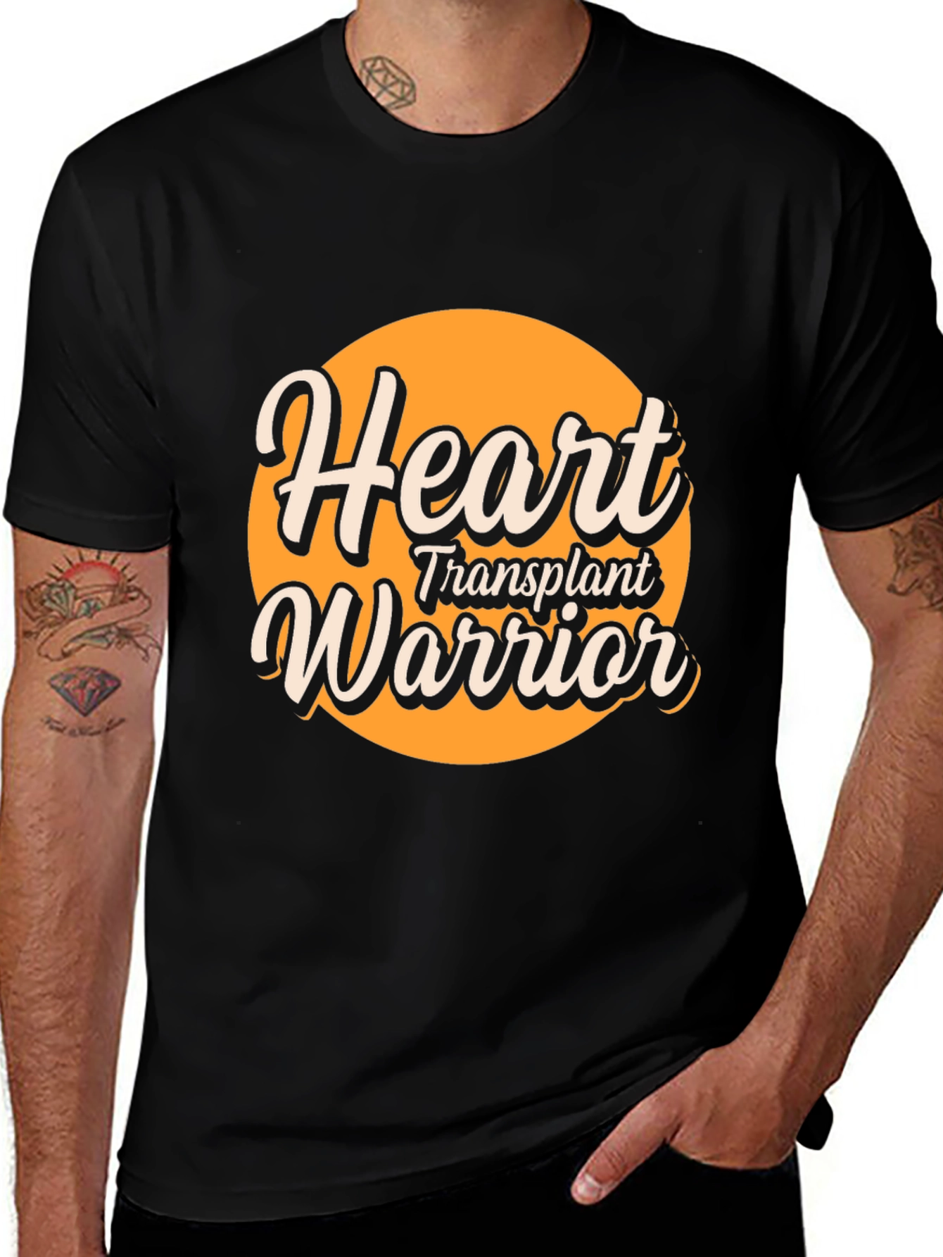 Variant 25 of Heart Transplant Warrior Graphic Tee
