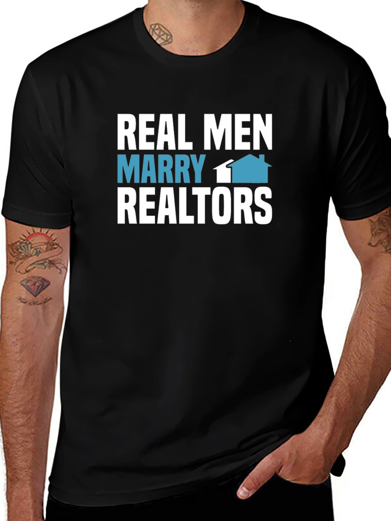 Variant 5 of Real Men Marry Realtors T-Shirt