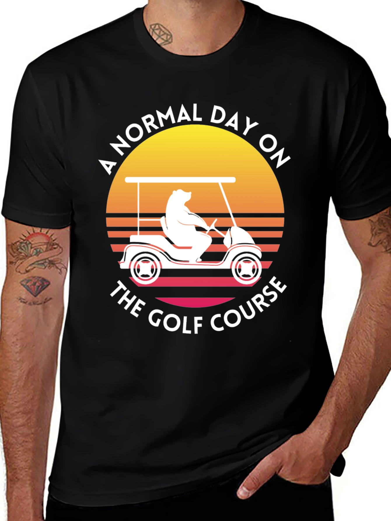 Variant 26 of Golf Course Bear Tee - Normal Day Golfing