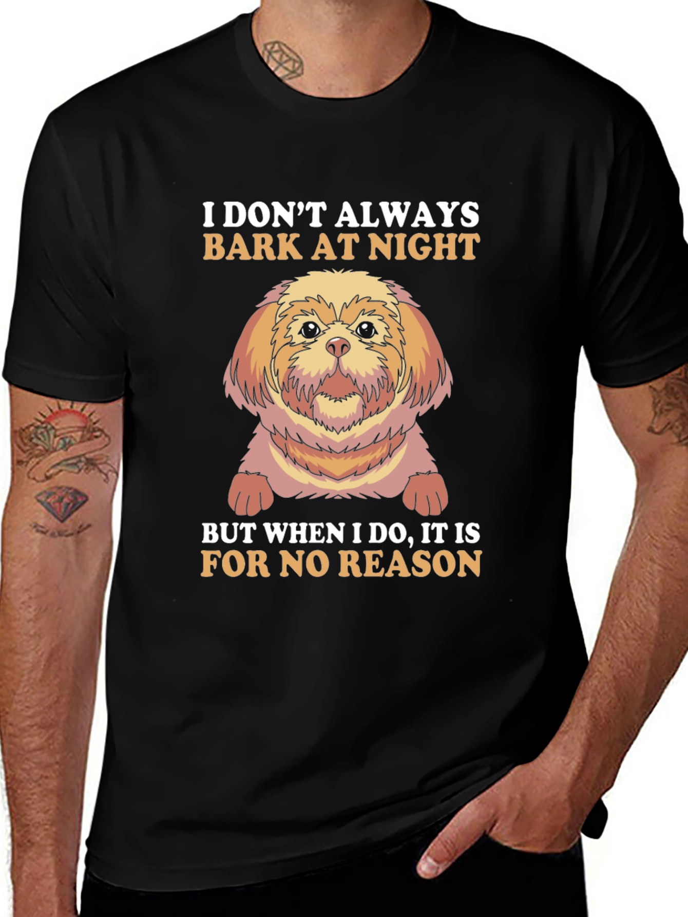 Variant 29 of Funny Dog T-Shirt: I Don't Always Bark