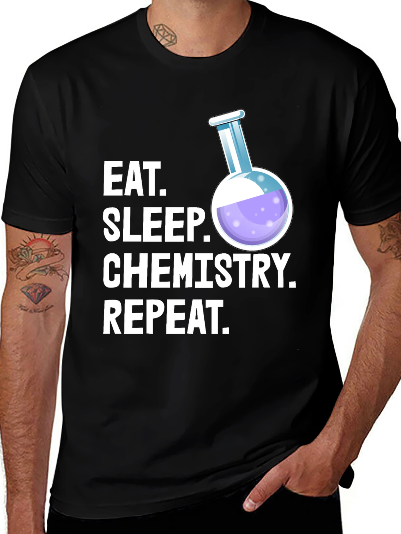 Eat Sleep Chemistry Repeat T-Shirt