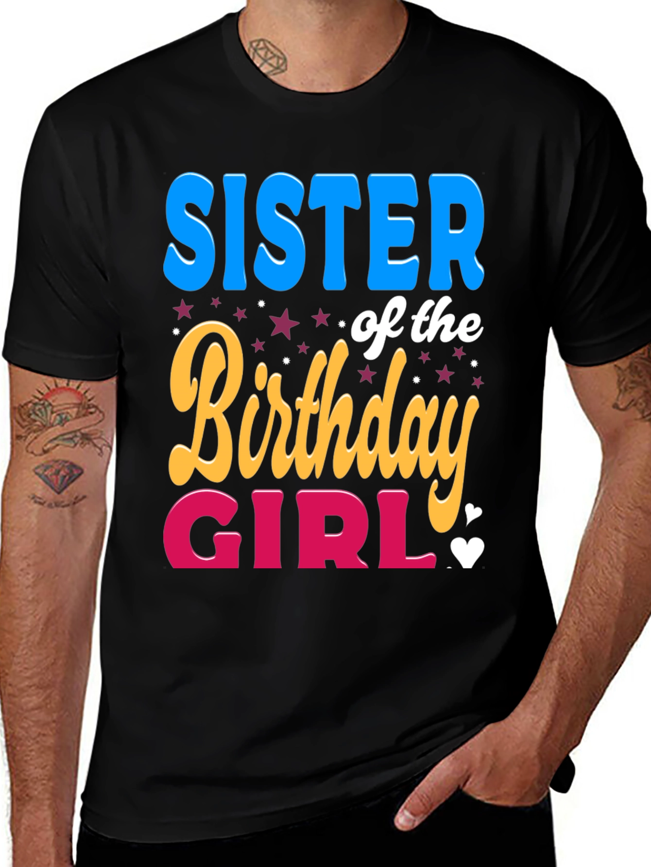 Variant 11 of Sister of the Birthday Girl T-Shirt