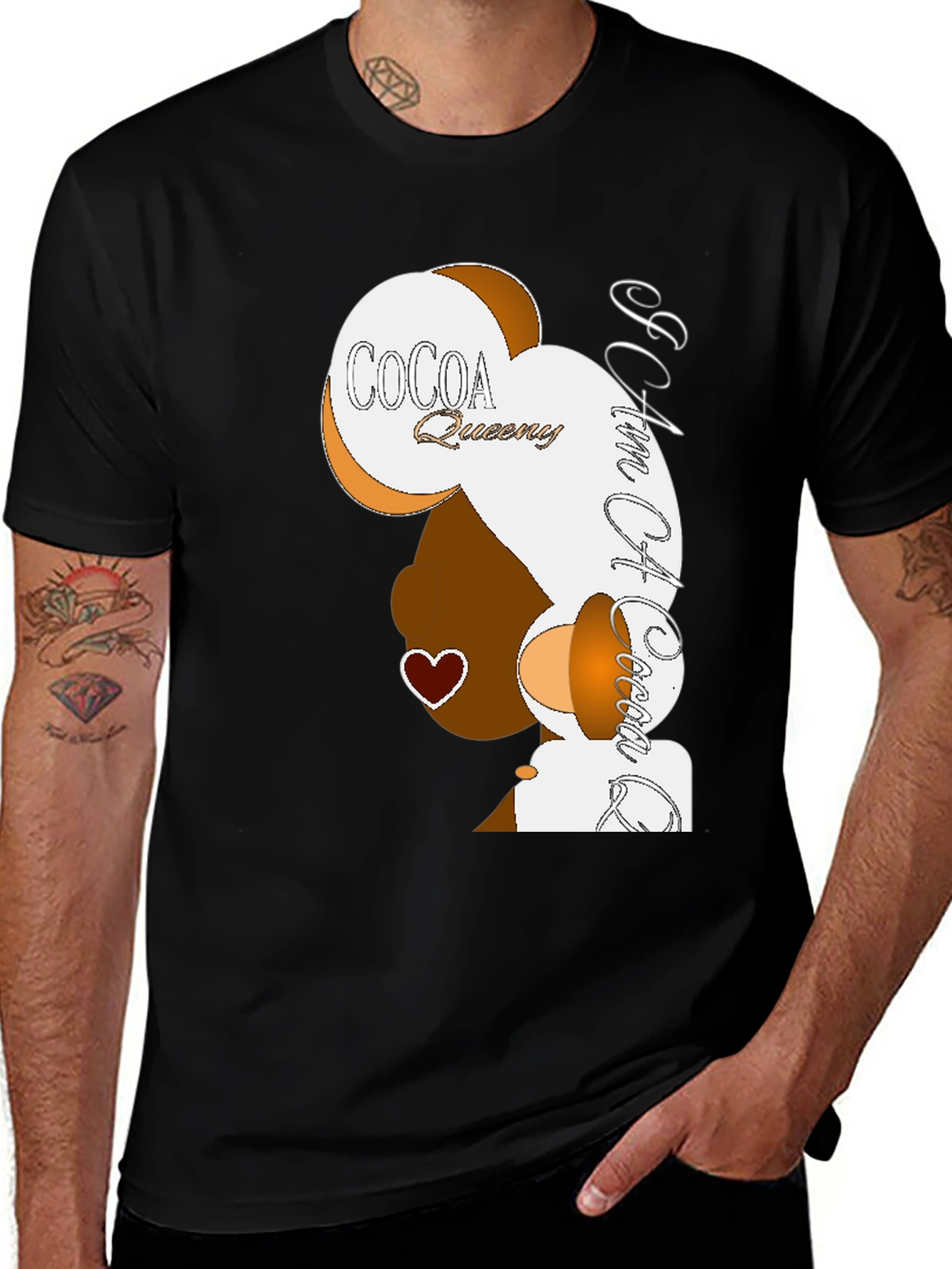 Cocoa Queen T-Shirt - Black, Graphic Tee