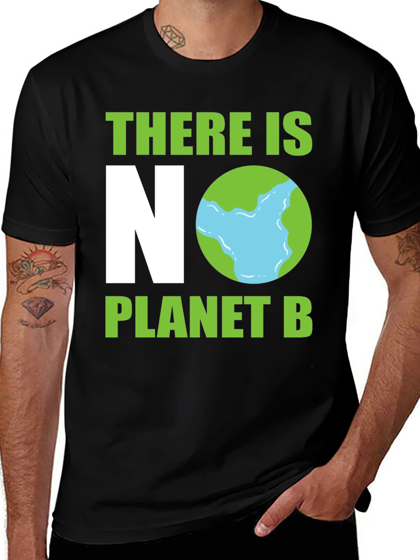 Variant 19 of No Planet B Graphic Tee - Earth Conservation T-Shirt