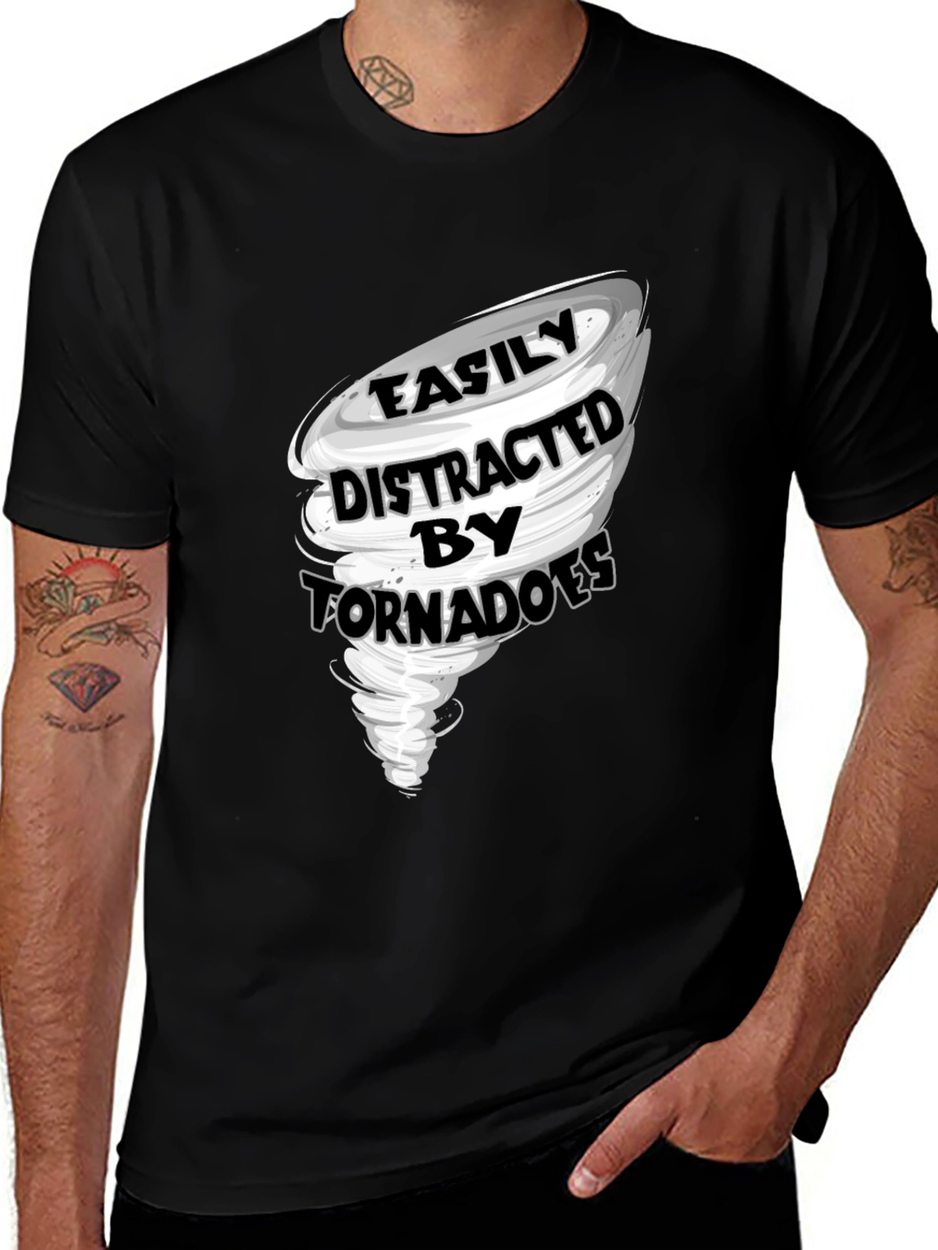 Variant 18 of Easily Distracted by Tornadoes T-Shirt