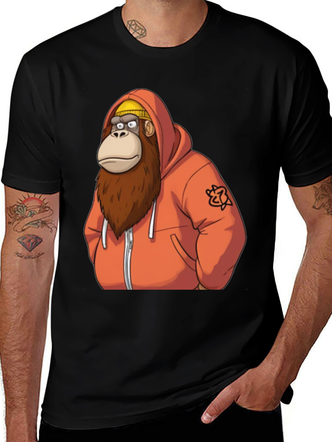 Variant 20 of Funky Ape Graphic Tee - Street Style