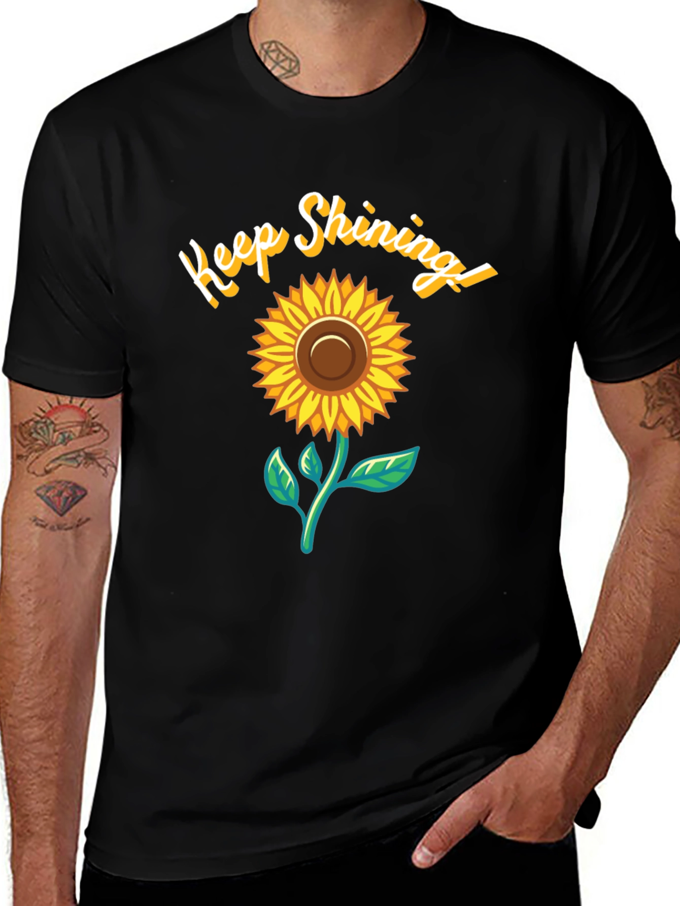 Variant 10 of Keep Shining Sunflower Graphic T-Shirt