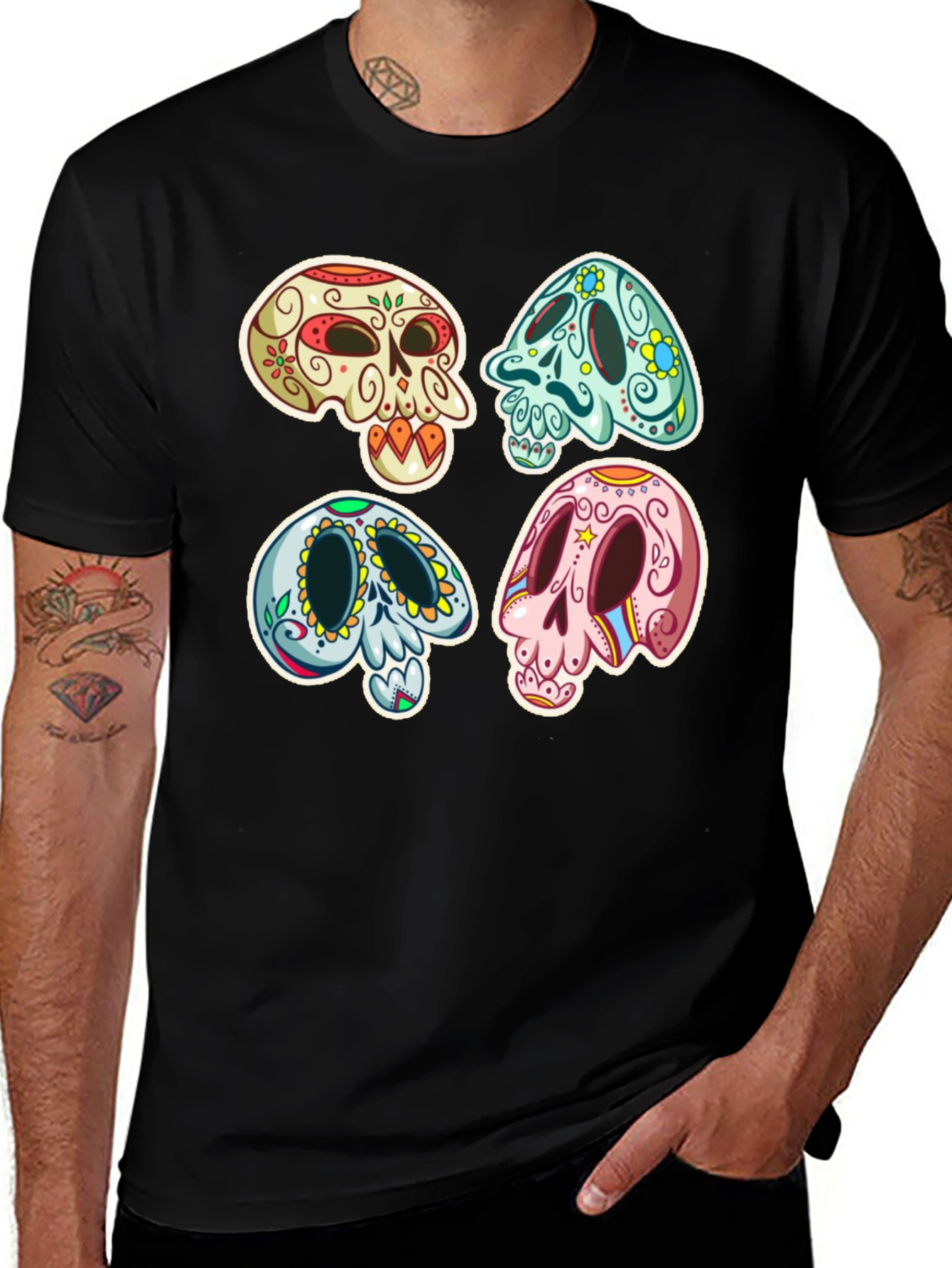 Day of the Dead Sugar Skull T-Shirt