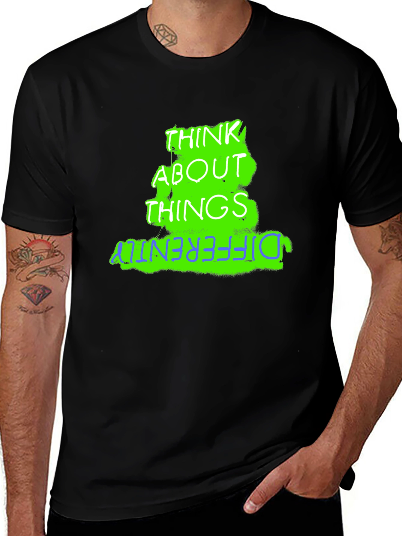 Variant 25 of Think About Things Differently T-Shirt