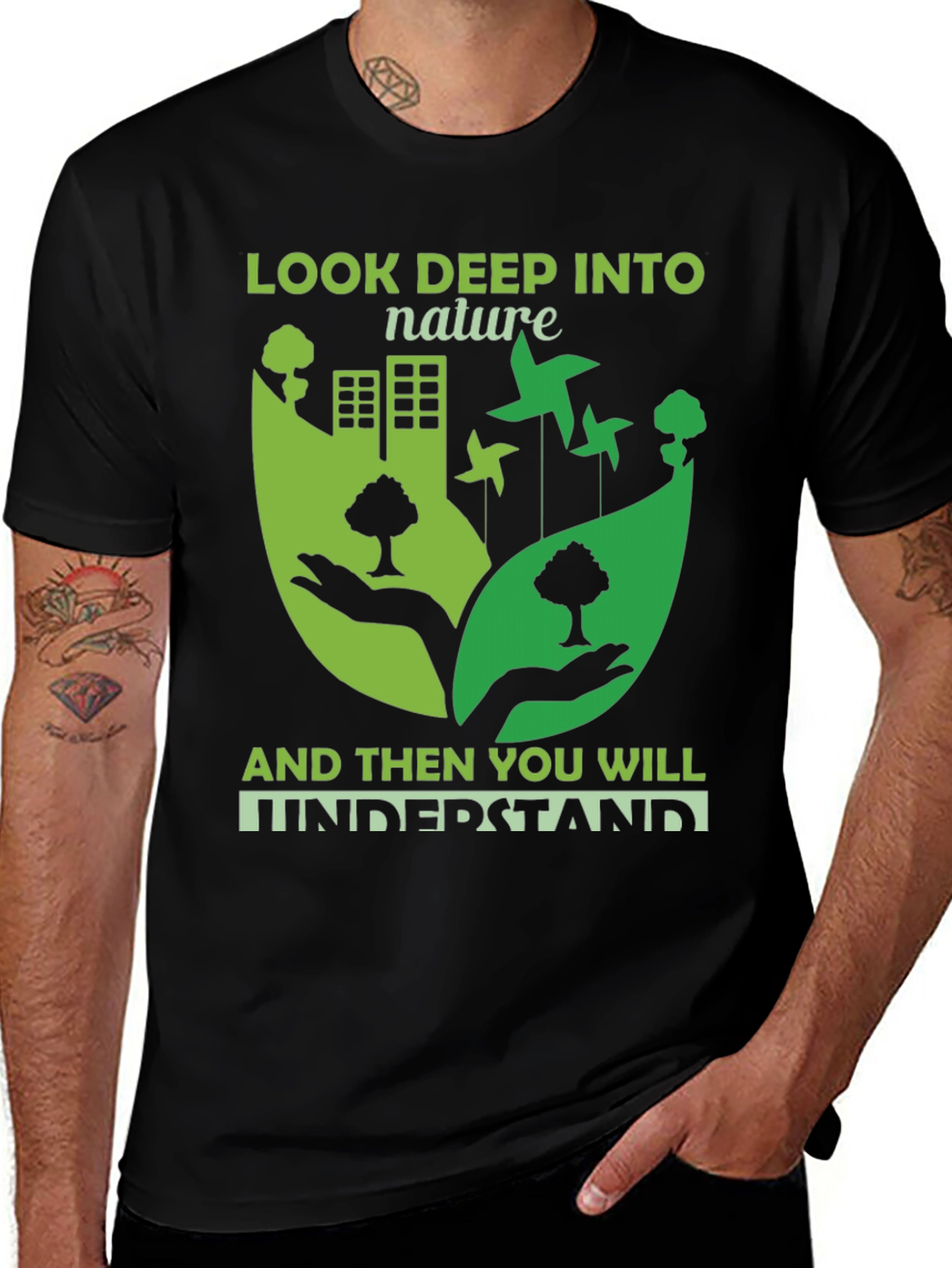 Variant 15 of Nature Lover's Graphic T-Shirt