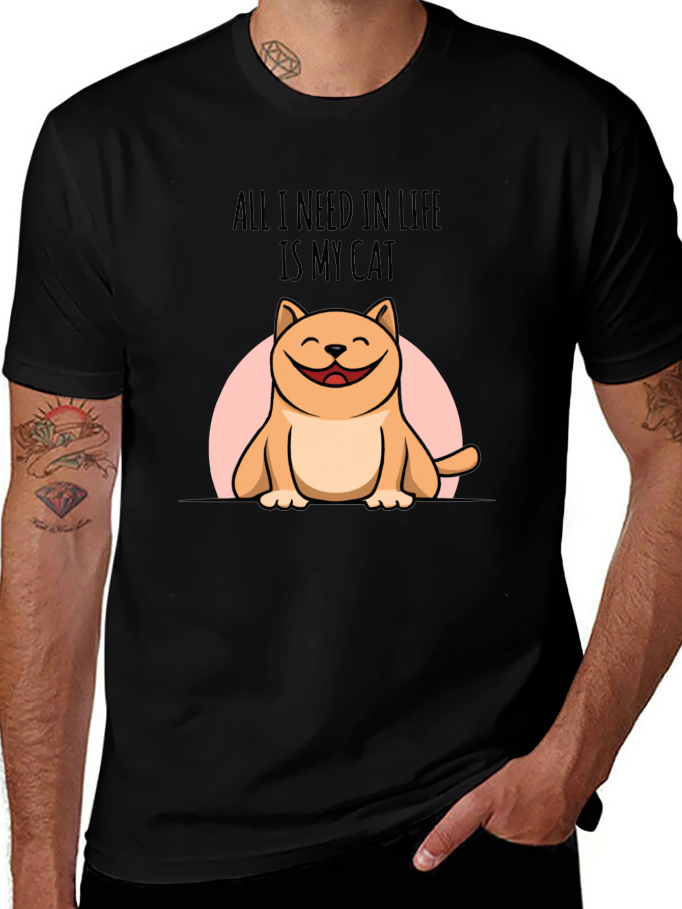 Variant 11 of All I Need is My Cat T-Shirt