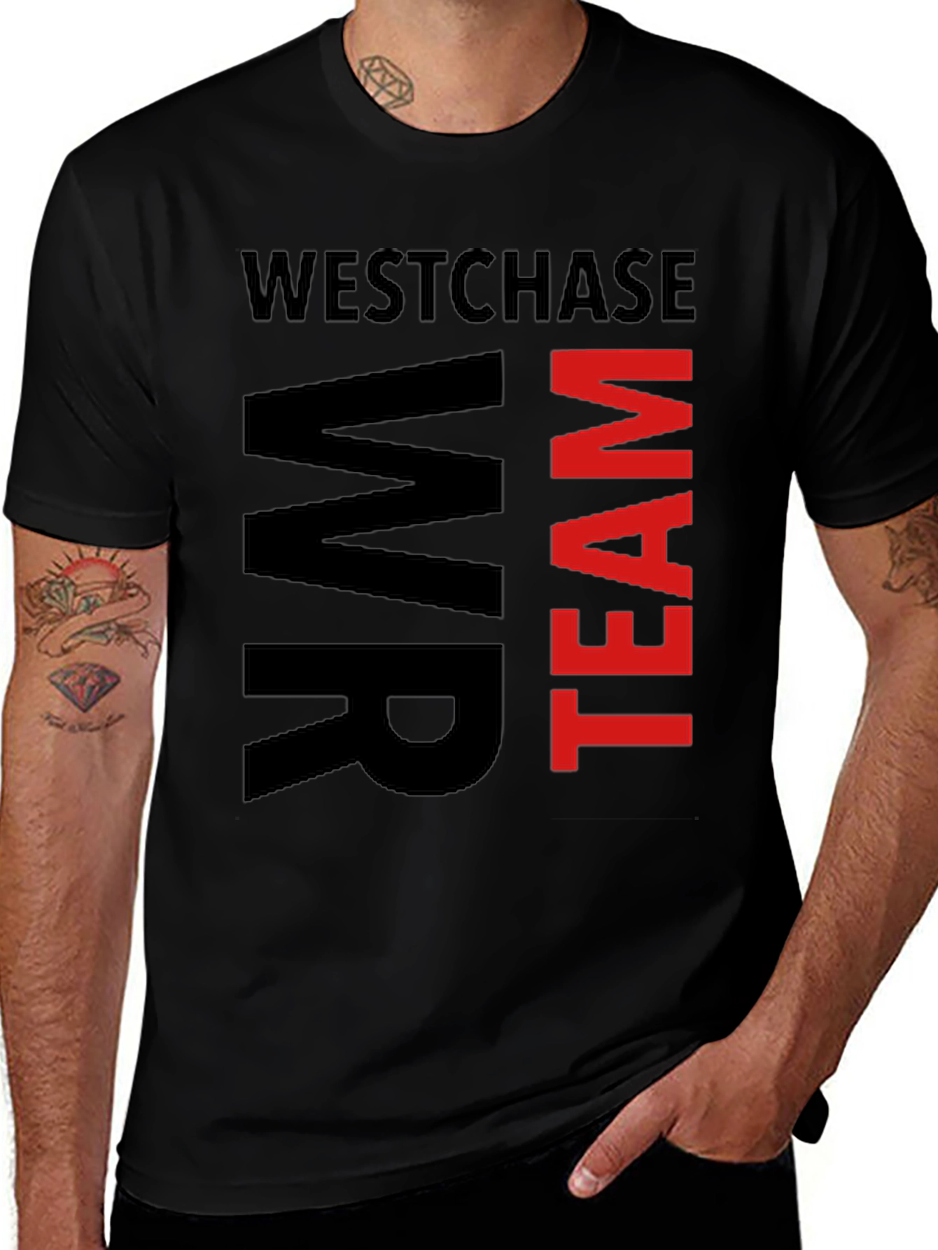 Variant 20 of Westchase WVR Team Black Graphic T-Shirt