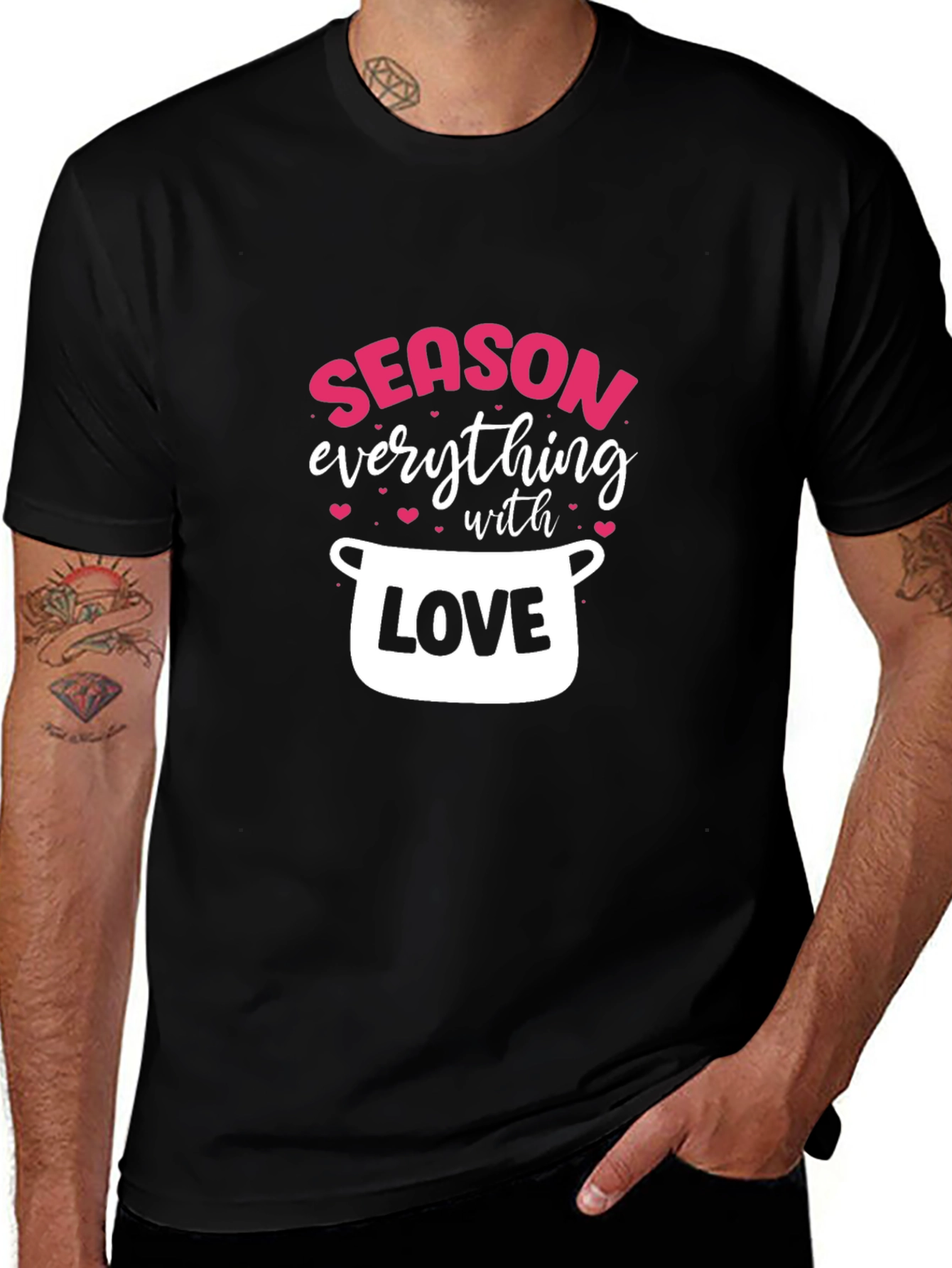 Variant 19 of Season Everything With Love - Black T-Shirt