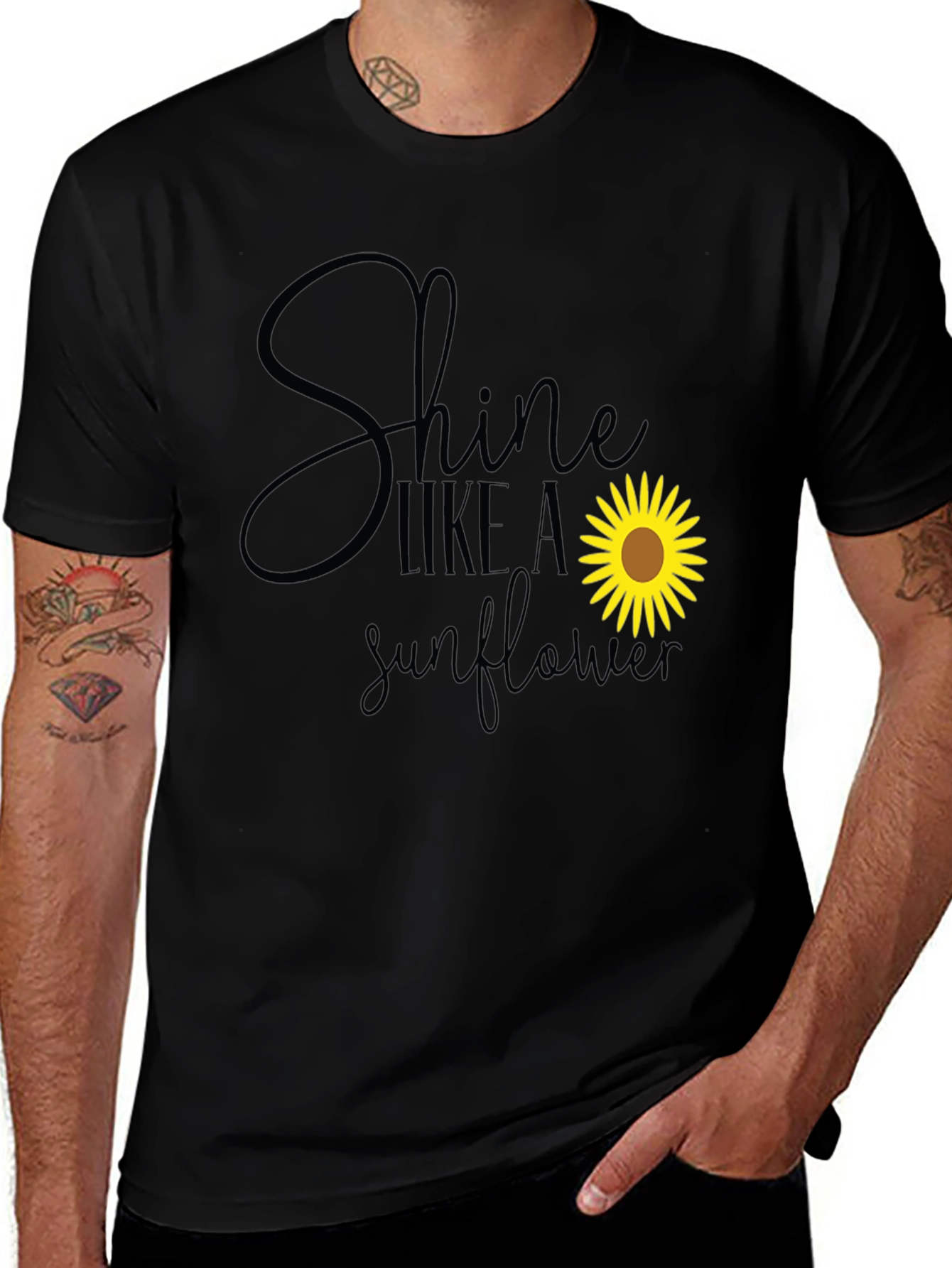 Variant 28 of Shine Like A Sunflower Graphic Tee