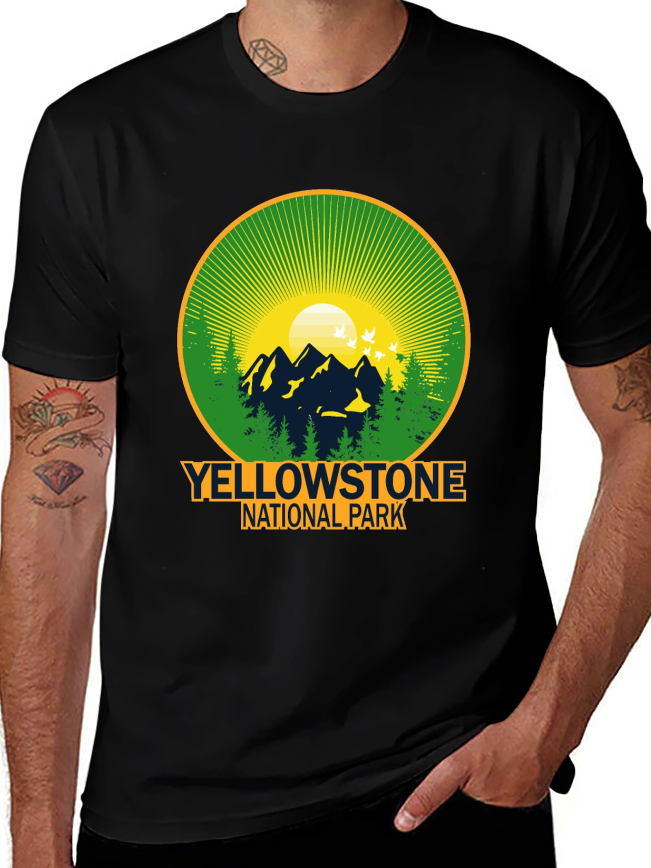 Variant 3 of Yellowstone National Park Graphic T-Shirt