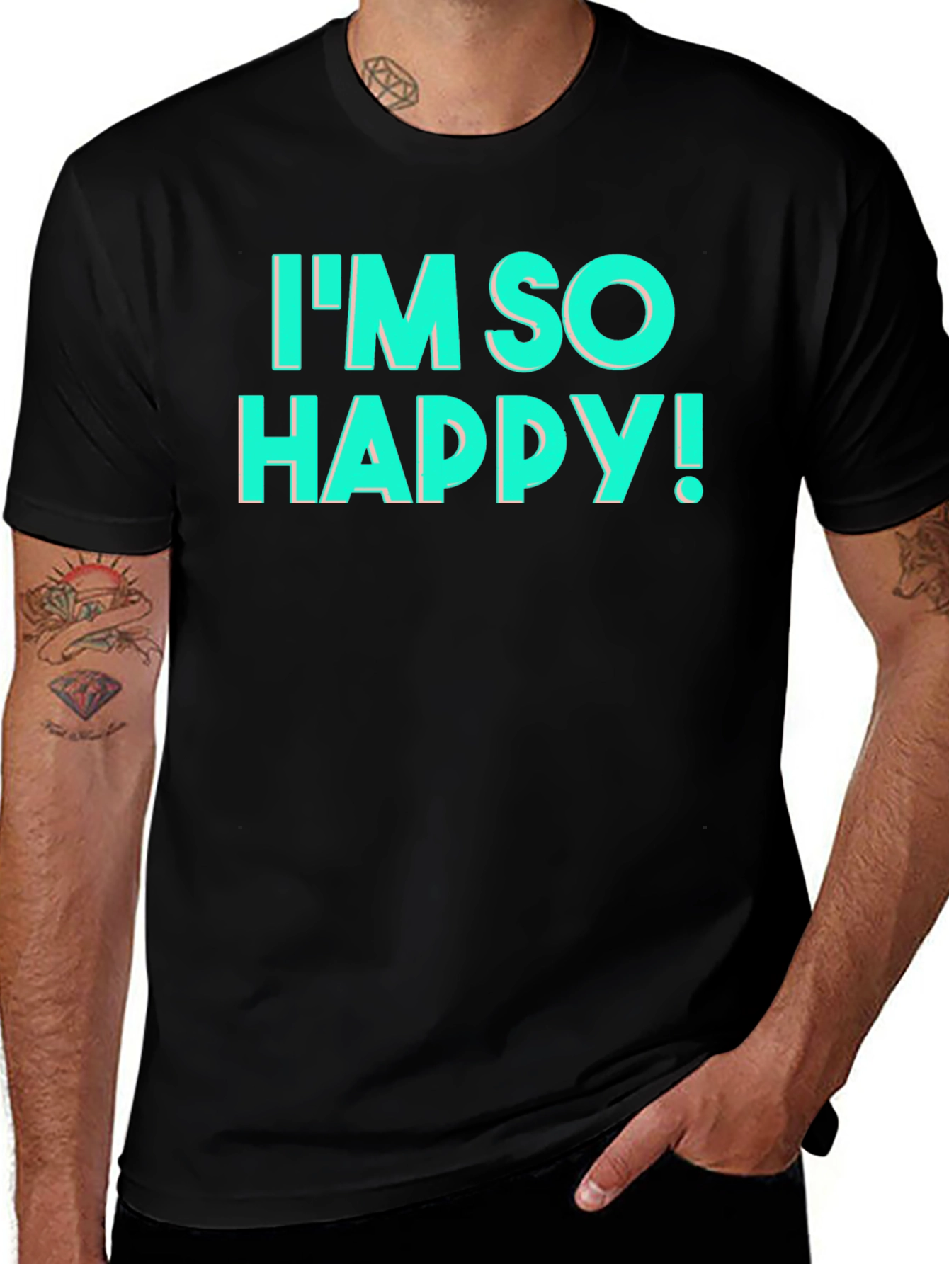Variant 30 of I'm So Happy! Graphic T-Shirt