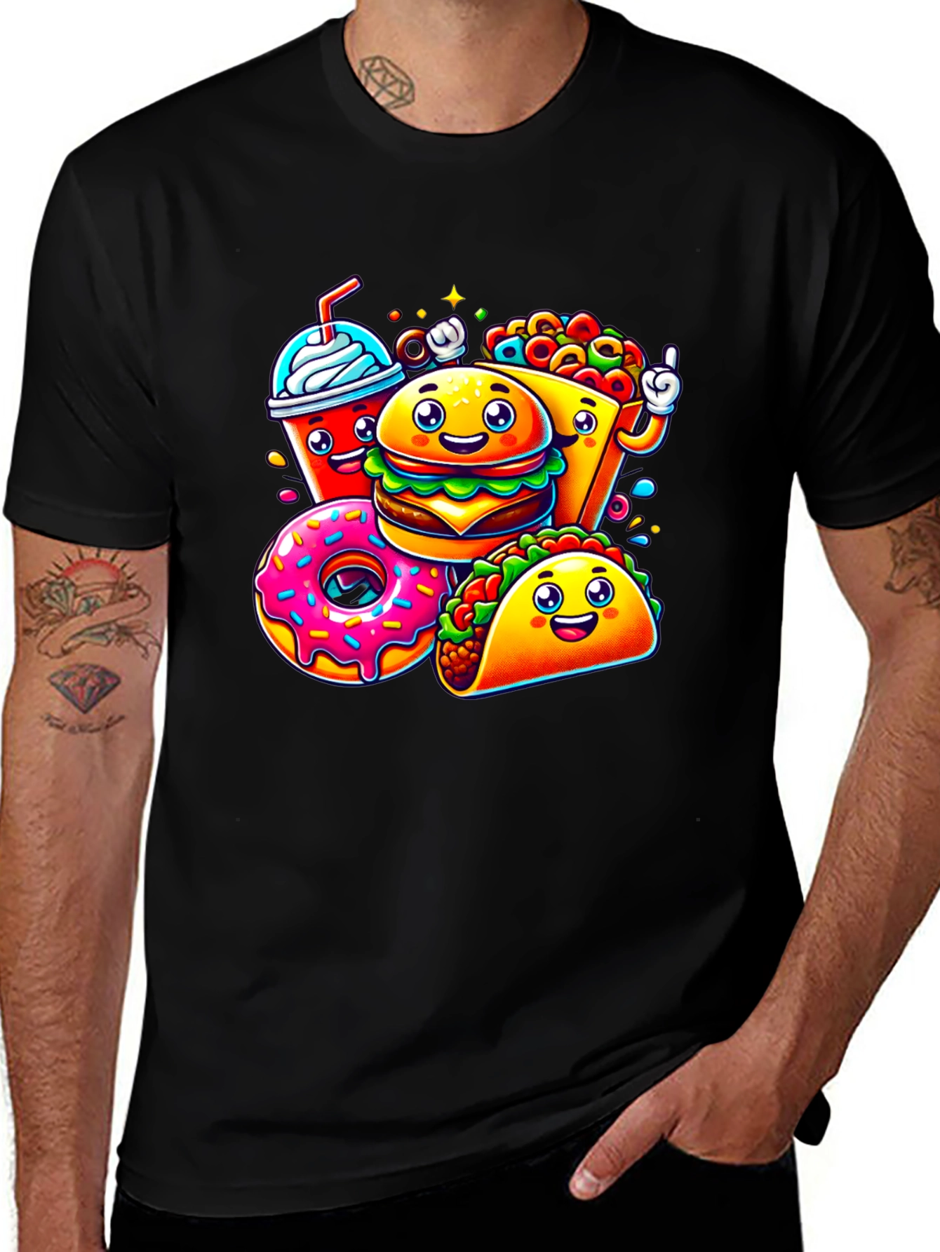 Variant 14 of Cartoon Foodie T-Shirt