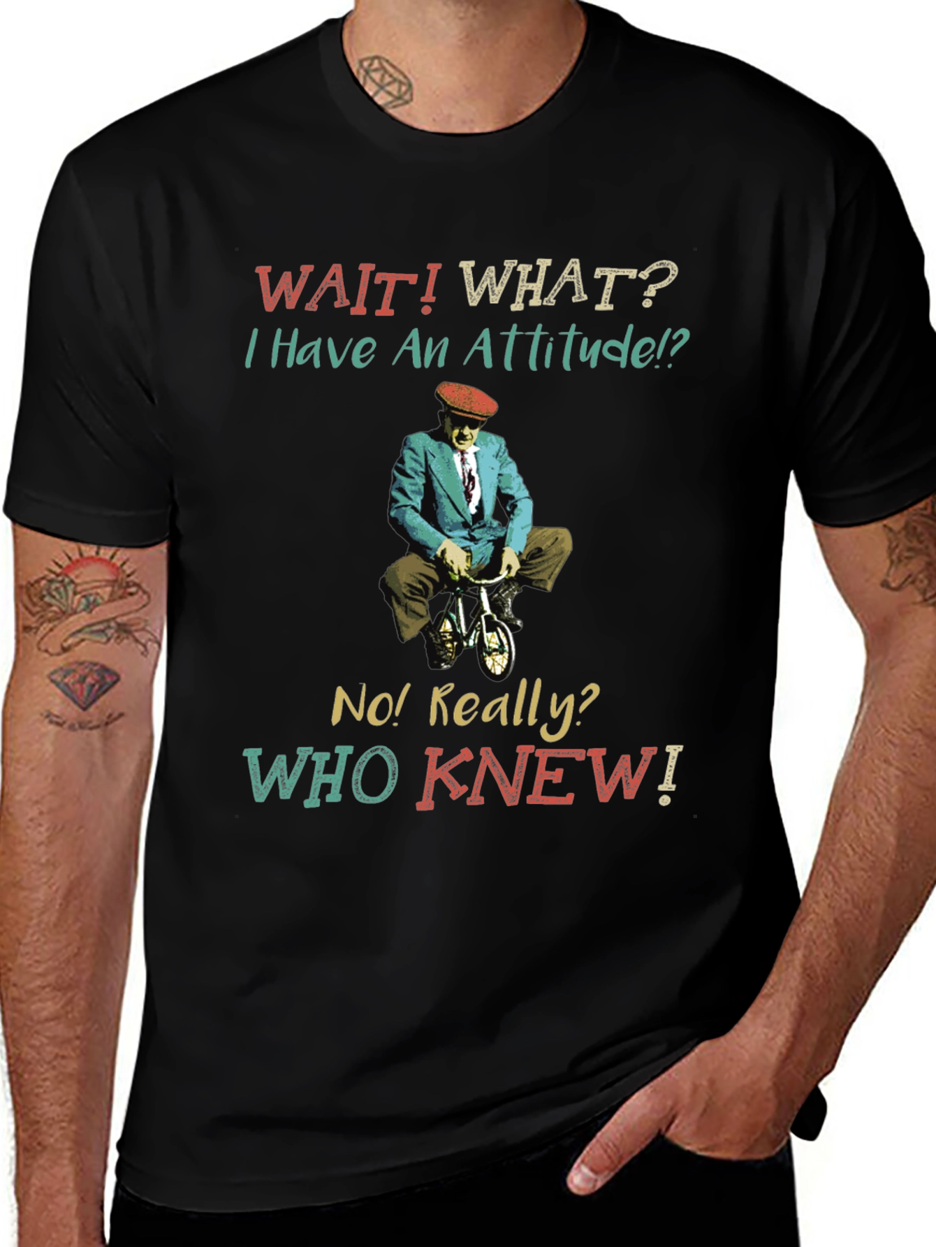 Variant 29 of Attitude Humor T-Shirt: Quirky Graphic Tee