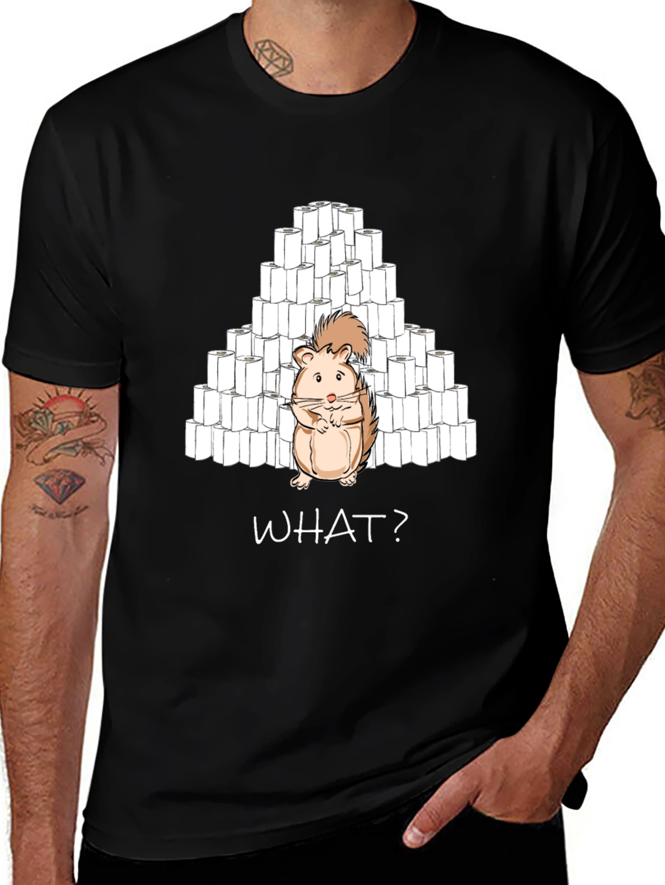 Variant 19 of Funny Squirrel Toilet Paper Hoarder Tee